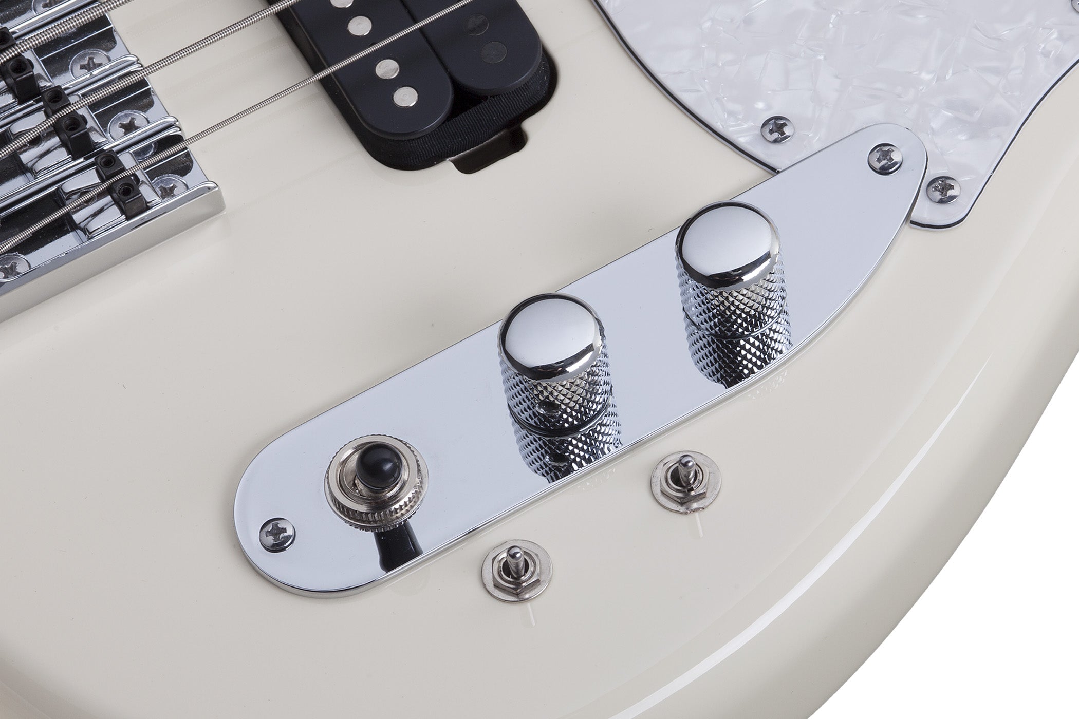 SCHECTER CV-5 STRING BASS GUITAR - IVORY (2495) MADE IN INDONESIA, SCHECTER, BASS GUITAR, schecter-bass-guitar-cv5-iv, ZOSO MUSIC SDN BHD