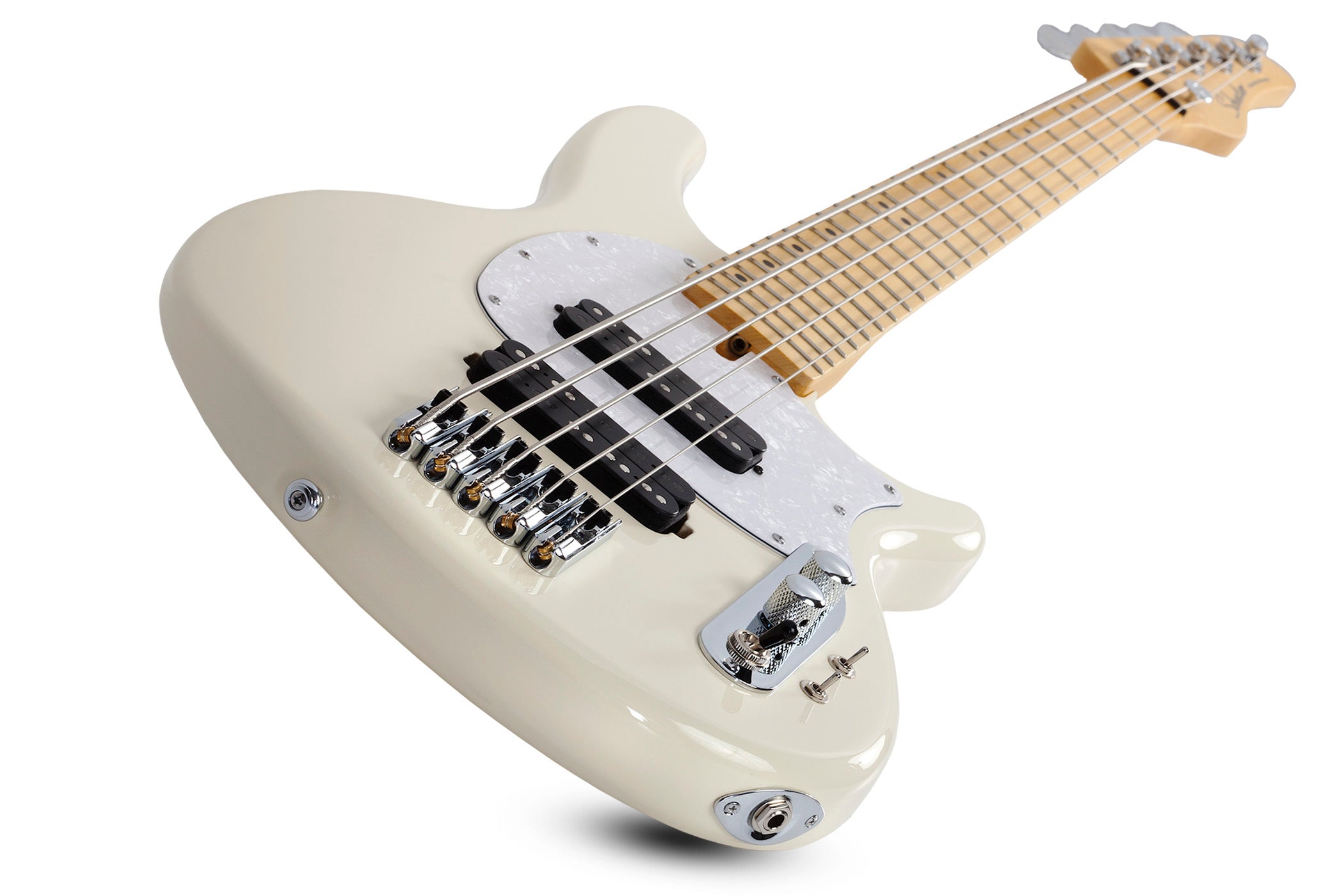 SCHECTER CV-5 STRING BASS GUITAR - IVORY (2495) MADE IN INDONESIA, SCHECTER, BASS GUITAR, schecter-bass-guitar-cv5-iv, ZOSO MUSIC SDN BHD