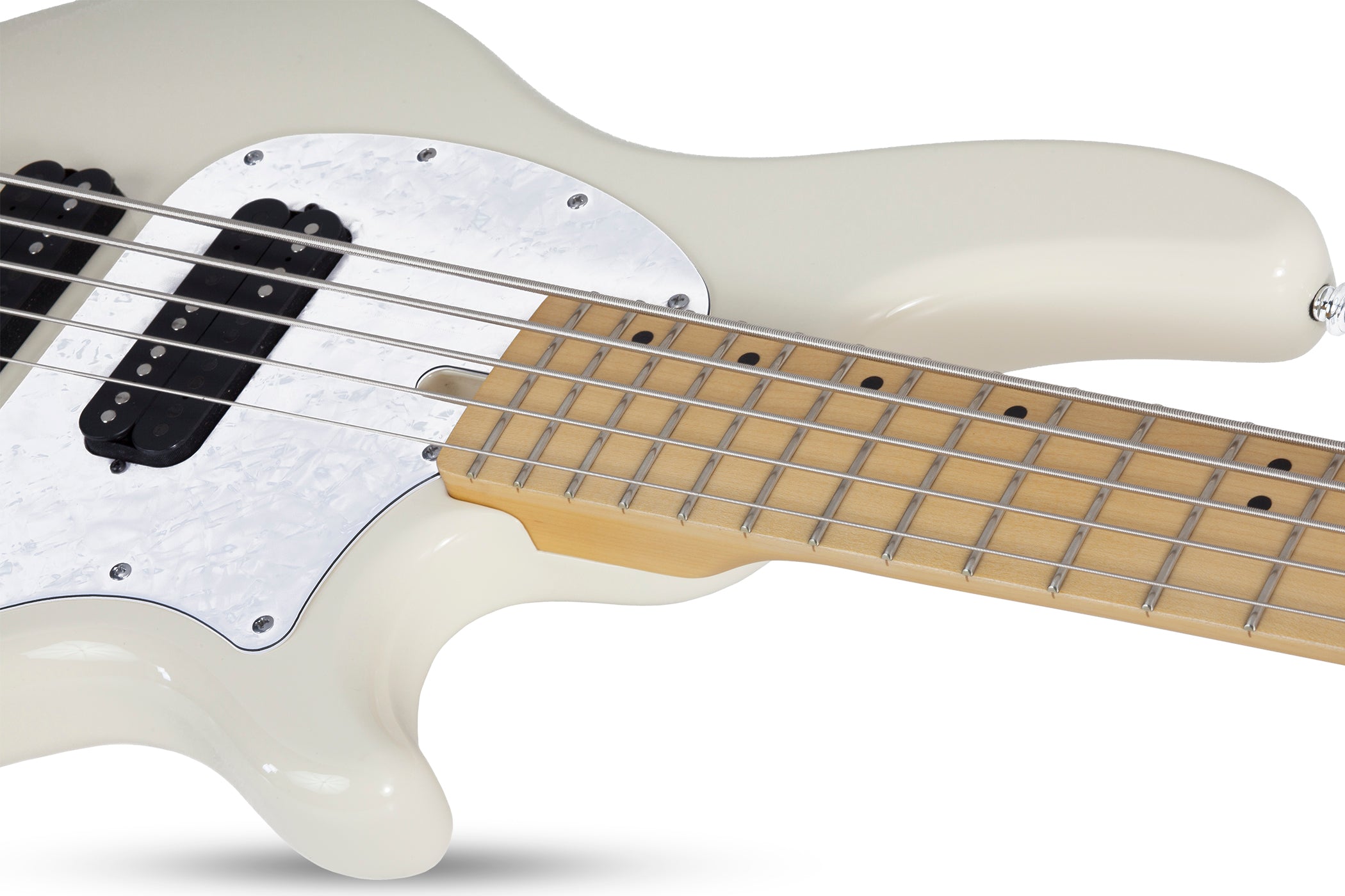 SCHECTER CV-5 STRING BASS GUITAR - IVORY (2495) MADE IN INDONESIA, SCHECTER, BASS GUITAR, schecter-bass-guitar-cv5-iv, ZOSO MUSIC SDN BHD
