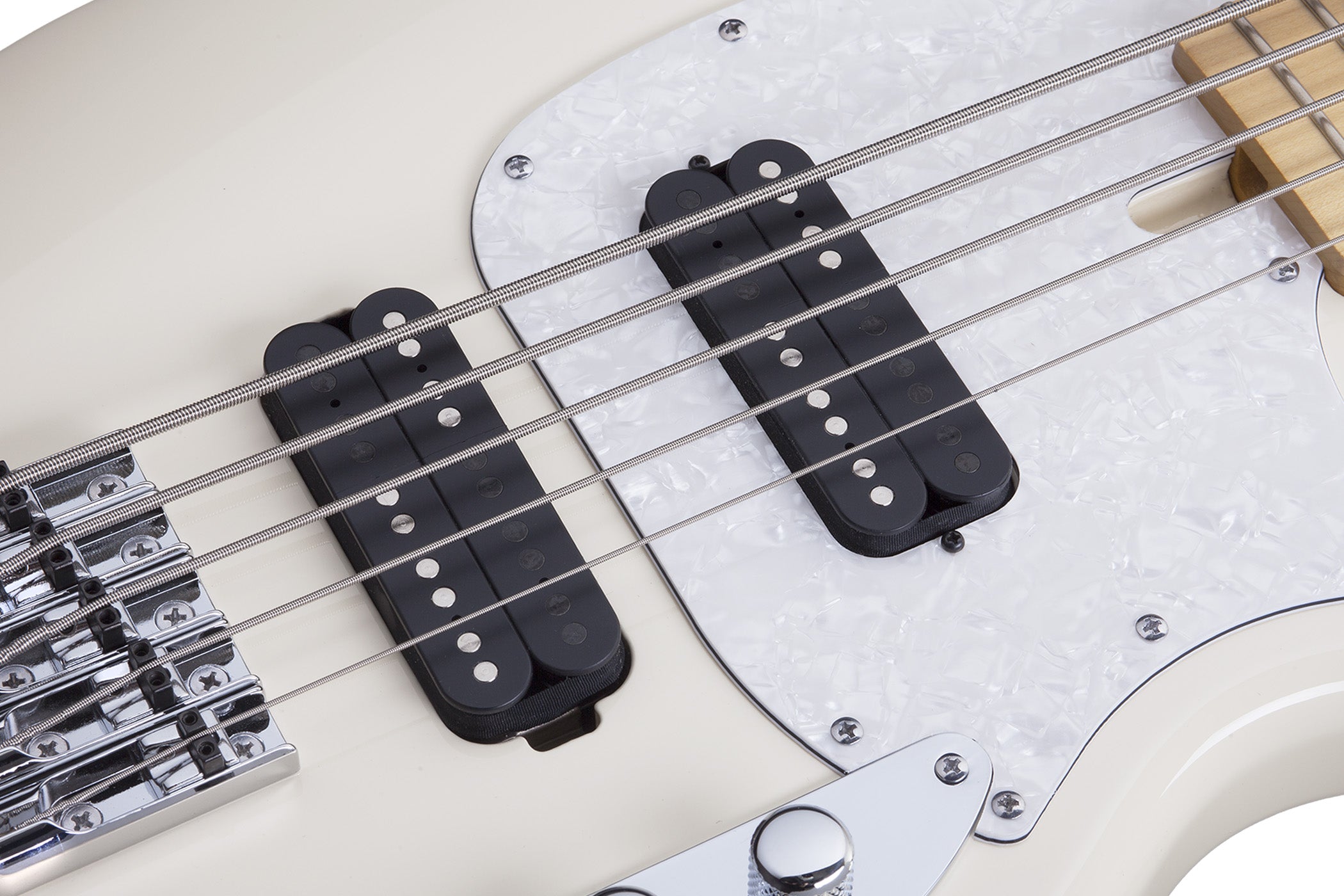 SCHECTER CV-5 STRING BASS GUITAR - IVORY (2495) MADE IN INDONESIA, SCHECTER, BASS GUITAR, schecter-bass-guitar-cv5-iv, ZOSO MUSIC SDN BHD
