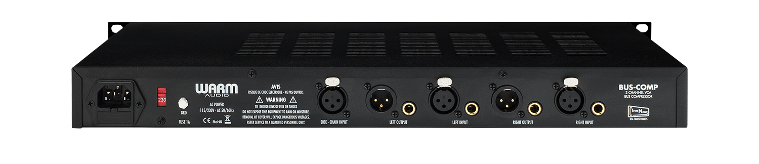 WARM AUDIO BUS-COMP 2-CHANNEL STEREO VCA BUS COMPRESSOR