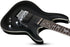 SCHECTER DAMIEN PLATINUM 6 FLOYD ROSE-S - SATIN BLACK (1189) MADE IN KOREA, SCHECTER, ELECTRIC GUITAR, schecter-electric-guitar-damienplatinum6-fr-s-sb, ZOSO MUSIC SDN BHD