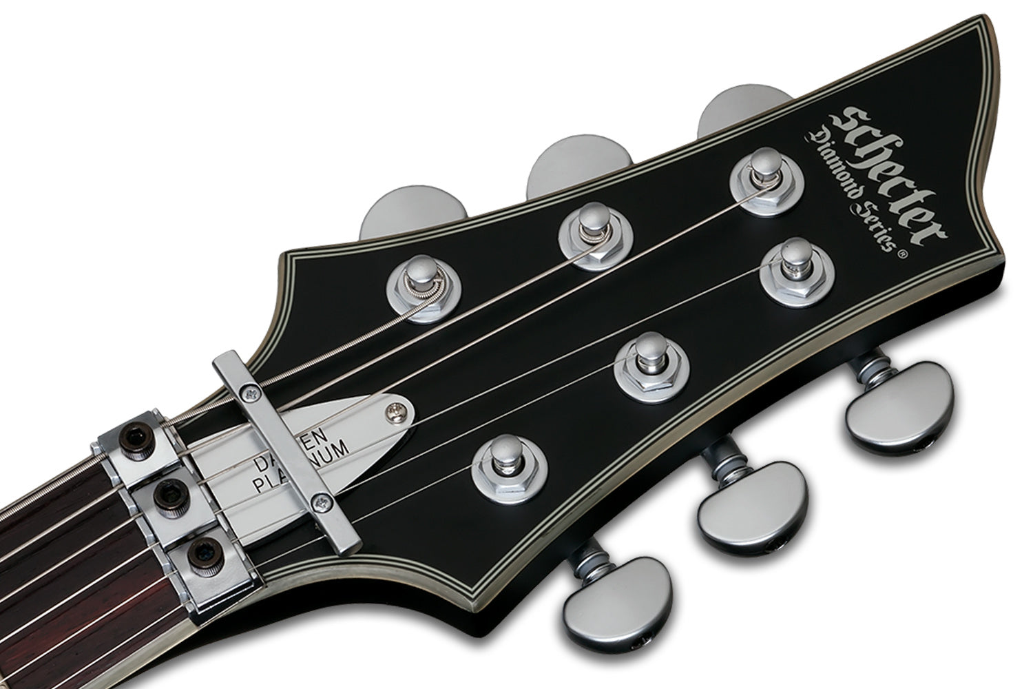 SCHECTER DAMIEN PLATINUM 6 FLOYD ROSE-S - SATIN BLACK (1189) MADE IN KOREA, SCHECTER, ELECTRIC GUITAR, schecter-electric-guitar-damienplatinum6-fr-s-sb, ZOSO MUSIC SDN BHD