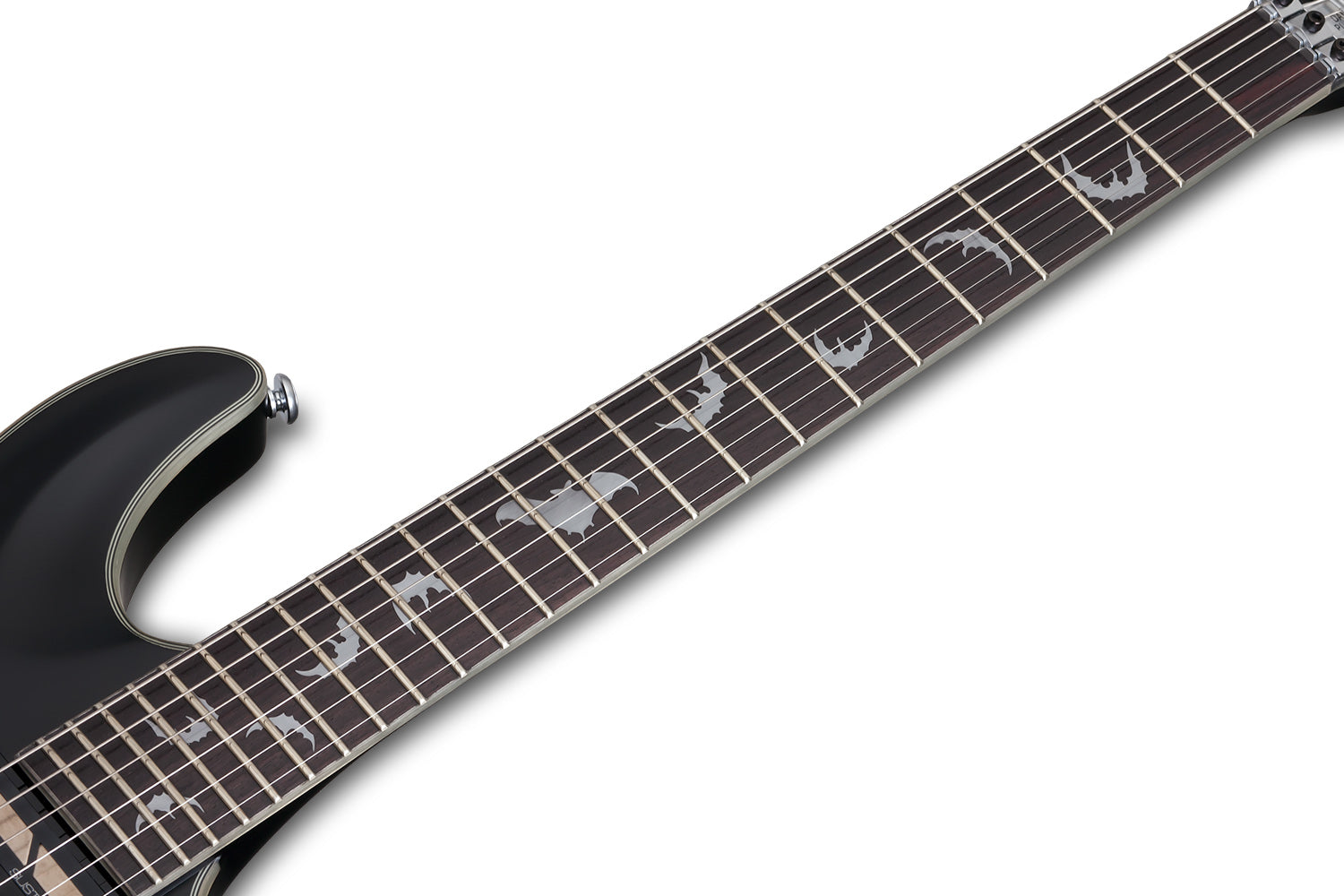 SCHECTER DAMIEN PLATINUM 6 FLOYD ROSE-S - SATIN BLACK (1189) MADE IN KOREA, SCHECTER, ELECTRIC GUITAR, schecter-electric-guitar-damienplatinum6-fr-s-sb, ZOSO MUSIC SDN BHD