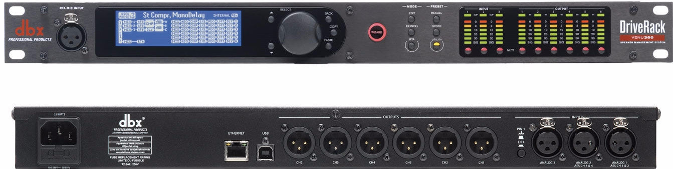 DBX DRIVERACK VENU 360 LOUDSPEAKER MANAGEMENT PROCESSOR | DBX , Zoso Music