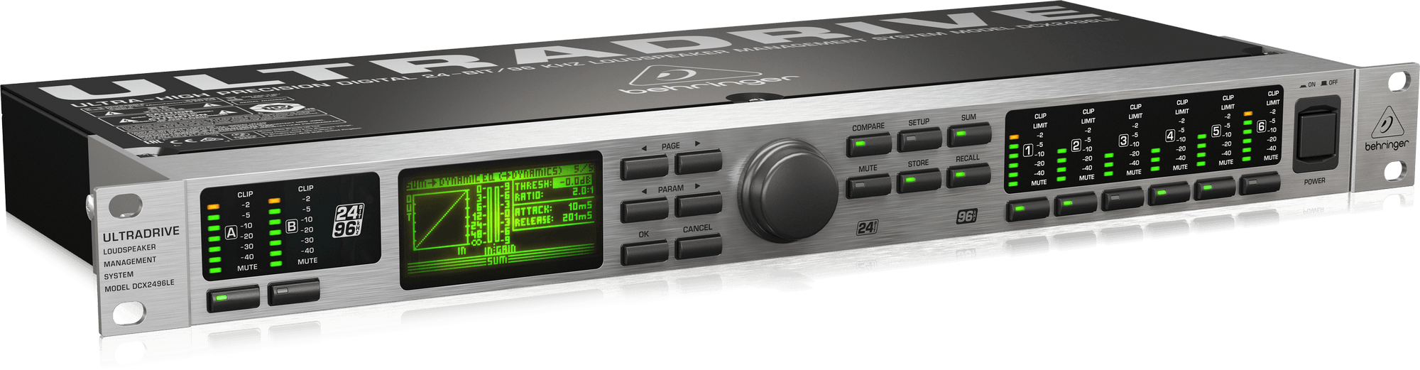 Behringer UltraDrive DCX2496LE Loudspeaker Management System (DCX-2496LE) | BEHRINGER , Zoso Music