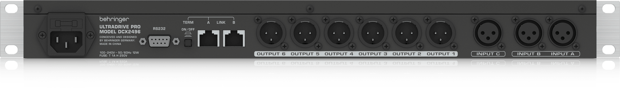 Behringer Ultra-Drive Pro DCX2496 Loudspeaker Management System (DCX-2496) | BEHRINGER , Zoso Music