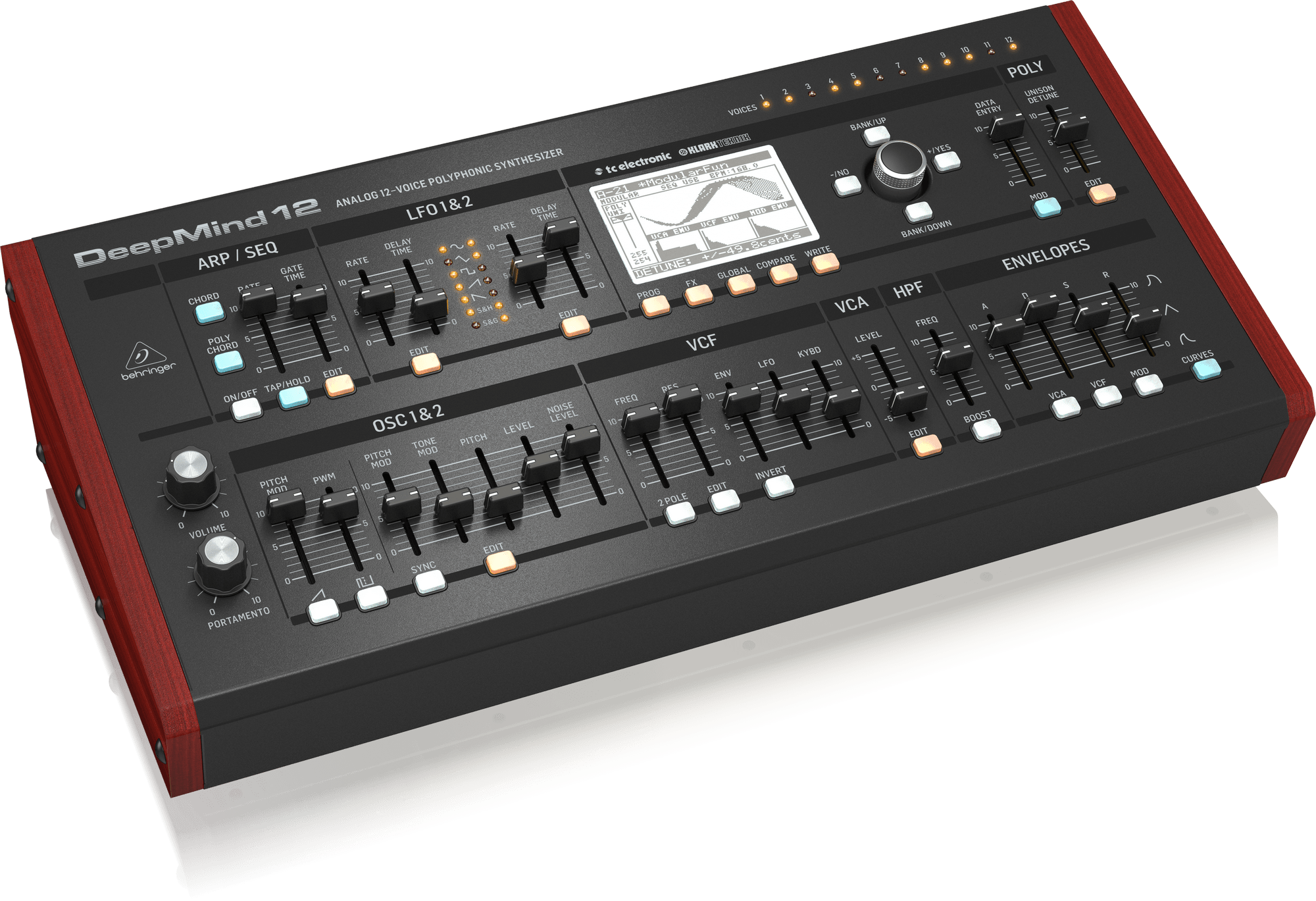 Behringer DeepMind 12D 12-voice Analog Desktop Synthesizer (DeepMind12D / DeepMind-12D) | BEHRINGER , Zoso Music