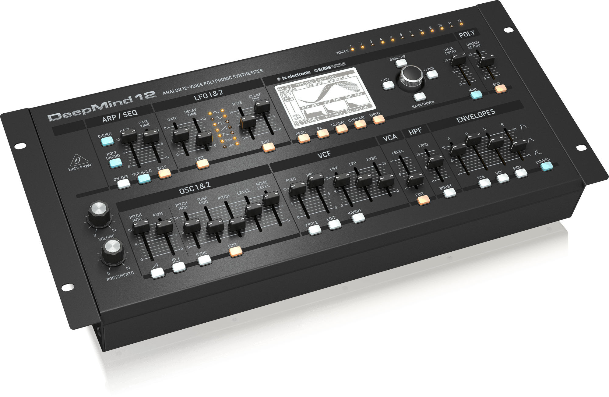 Behringer DeepMind 12D 12-voice Analog Desktop Synthesizer (DeepMind12D / DeepMind-12D) | BEHRINGER , Zoso Music