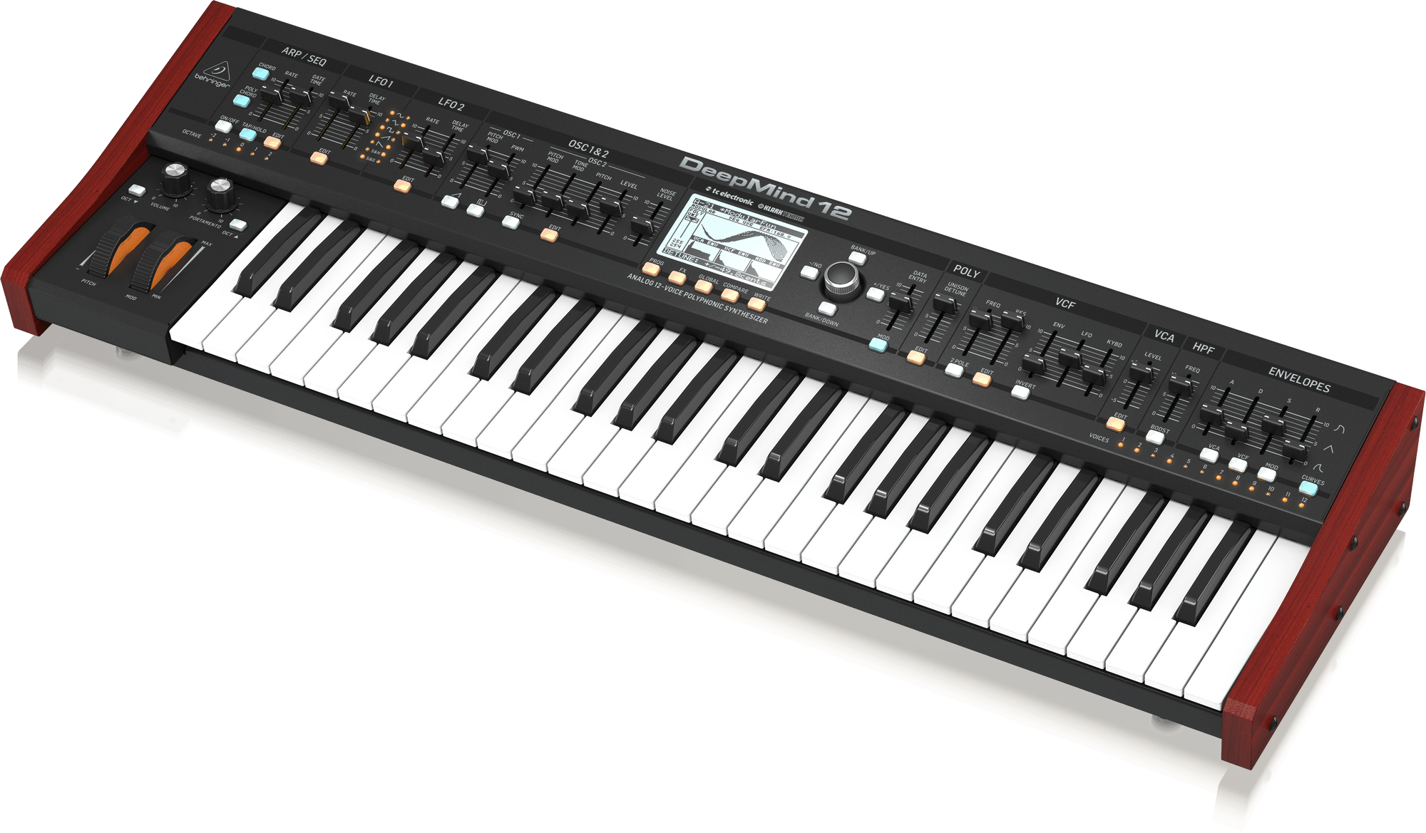 Behringer DeepMind 12 49-key 12-voice Analog Synthesizer (DeepMind12 / DeepMind-12) | BEHRINGER , Zoso Music