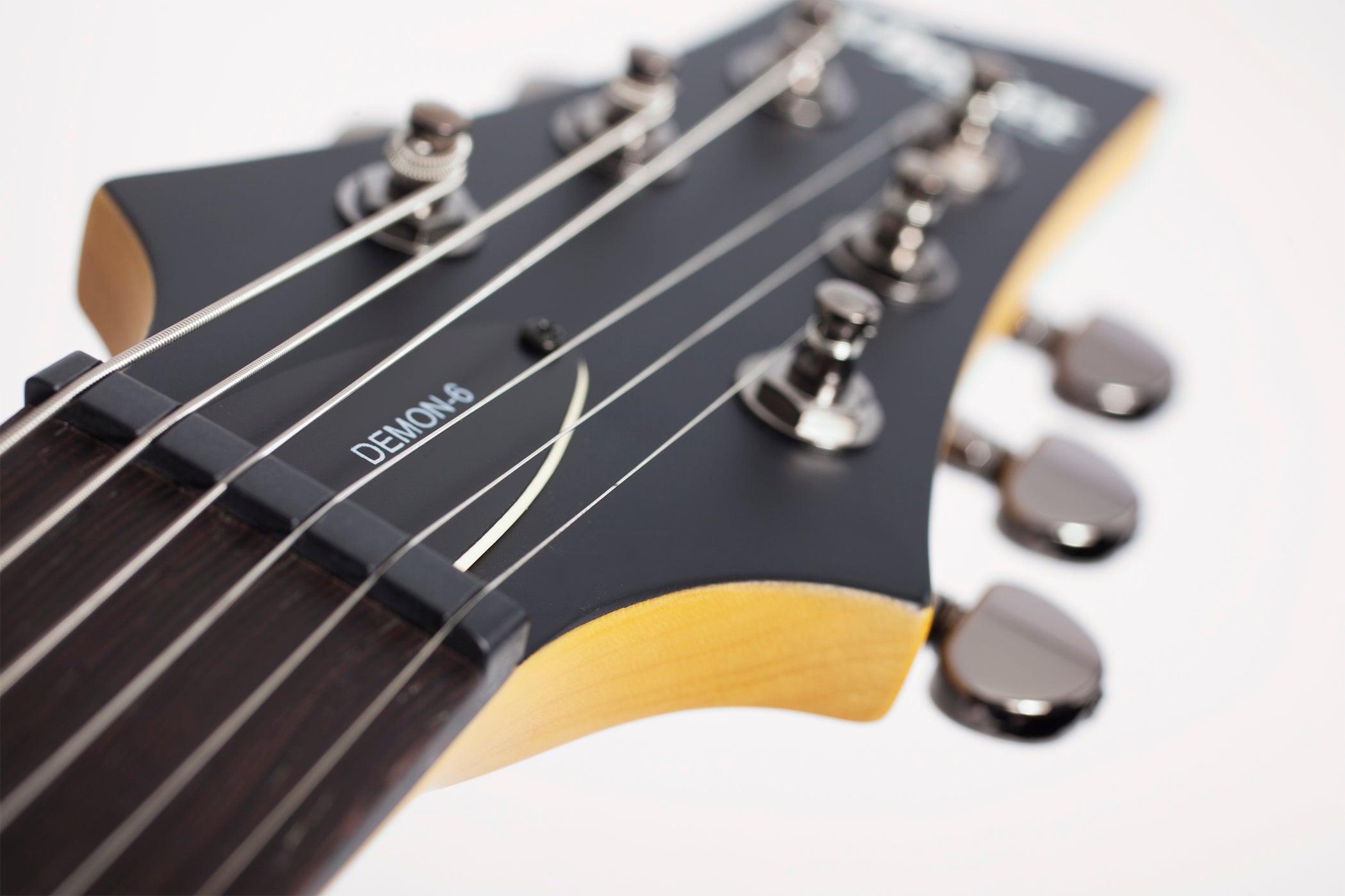 SCHECTER DEMON-6 ELECTRIC GUITAR - AGED BLACK SATIN (3660) MADE IN INDONESIA, SCHECTER, ELECTRIC GUITAR, schecter-electric-guitar-demon6-abs, ZOSO MUSIC SDN BHD