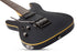 SCHECTER DEMON-6 FR LEFT-HANDED ELECTRIC GUITAR (3666) AGED BLACK SATIN MADE IN INDONESIA, SCHECTER, ELECTRIC GUITAR, schecter-electric-guitar-demon6-fr-lh-abs, ZOSO MUSIC SDN BHD