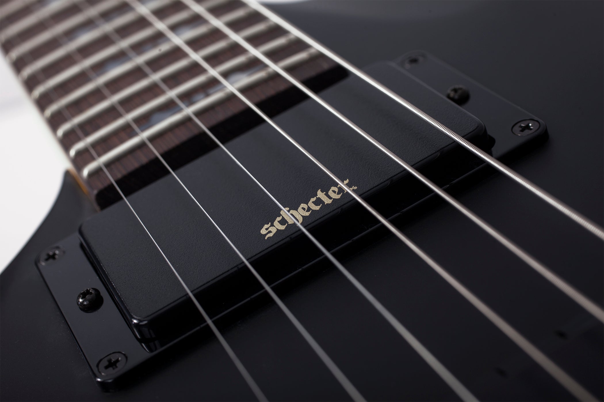 SCHECTER DEMON-6 FR LEFT-HANDED ELECTRIC GUITAR (3666) AGED BLACK SATIN MADE IN INDONESIA, SCHECTER, ELECTRIC GUITAR, schecter-electric-guitar-demon6-fr-lh-abs, ZOSO MUSIC SDN BHD