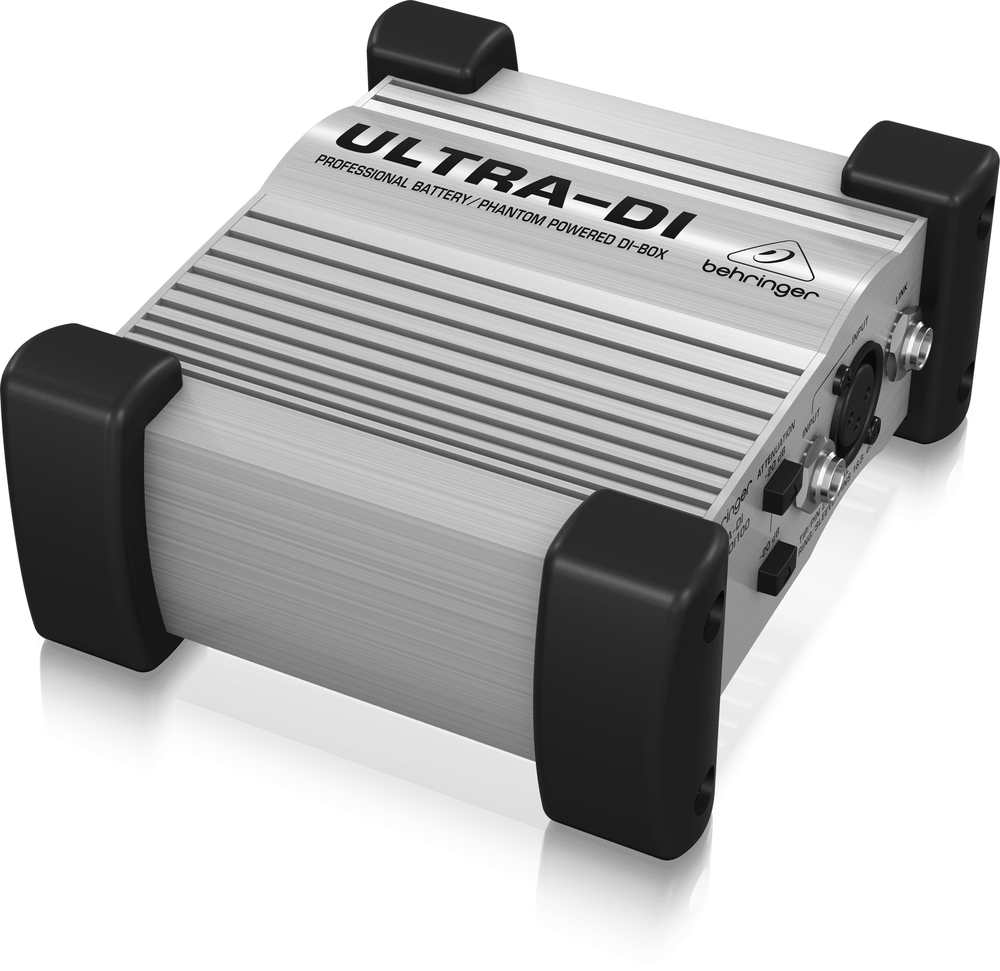 Behringer Ultra-DI DI100 1-channel Active Microphone / Instrument Direct Box (DI-100) | BEHRINGER , Zoso Music