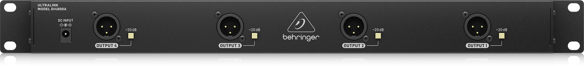 Behringer DI4800A Professional 4 Channel Active DI-Box, Booster and Line Isolator | BEHRINGER , Zoso Music