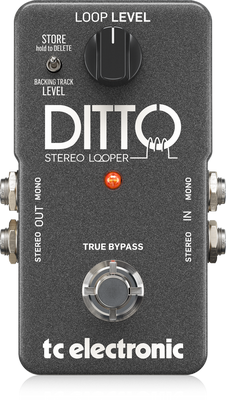 TC Electronic Electric Guitar Single Effect (DITTO+ LOOPER), TC ELECTRONIC, EFFECTS, tc-electronic-effects-tc-ditto-stereo-looper, ZOSO MUSIC SDN BHD