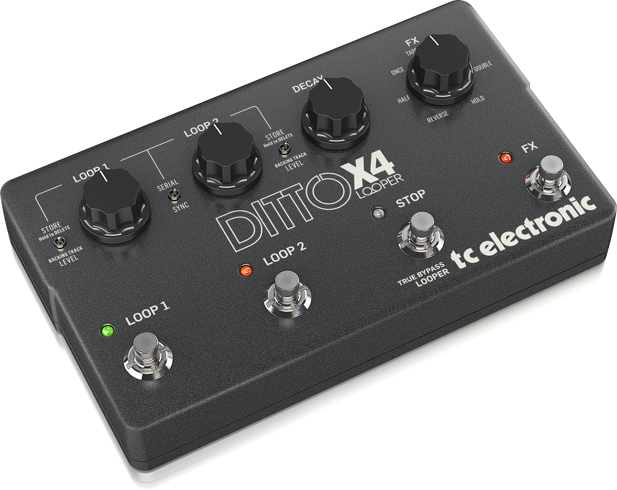 TC Electronic Ditto X4 Looper Looper Pedal, TC ELECTRONIC, EFFECTS, tc-electronic-effects-tc-ditto-x4-looper, ZOSO MUSIC SDN BHD