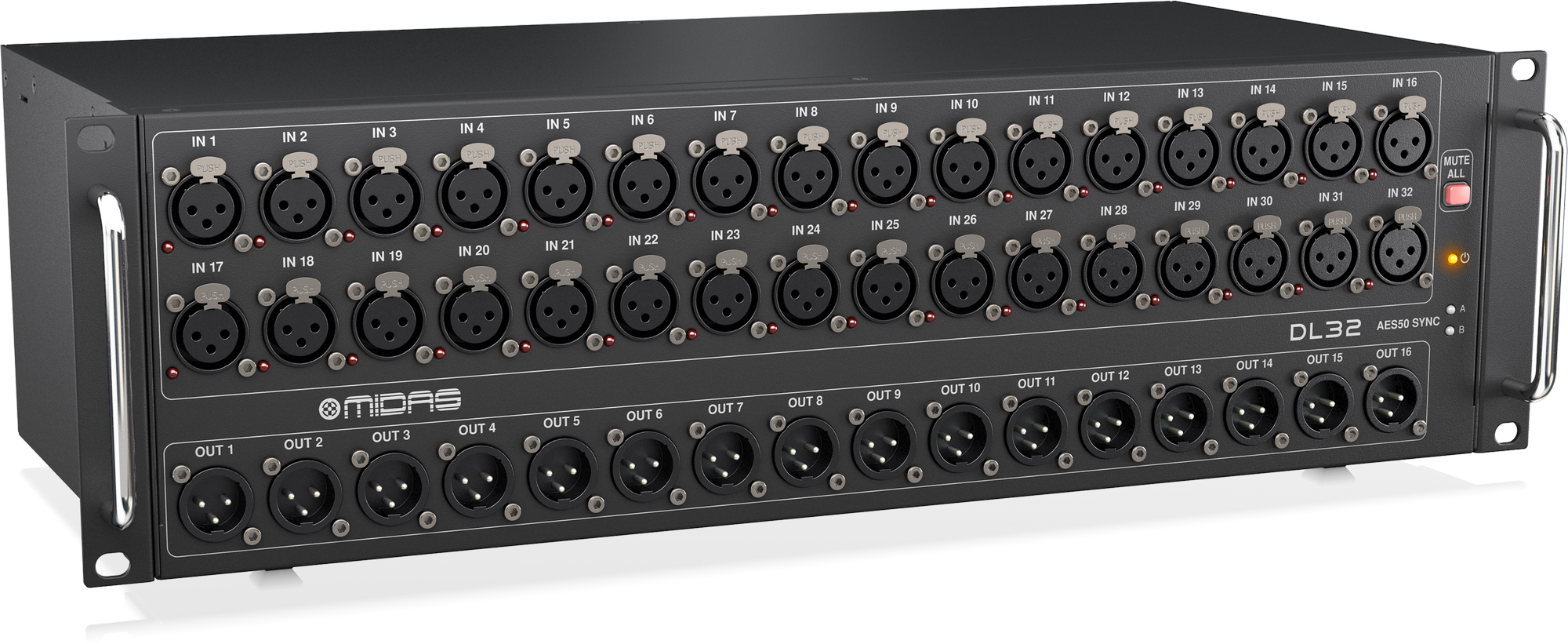 MIDAS DL32 32-INPUT/16-OUTPUT STAGE BOX