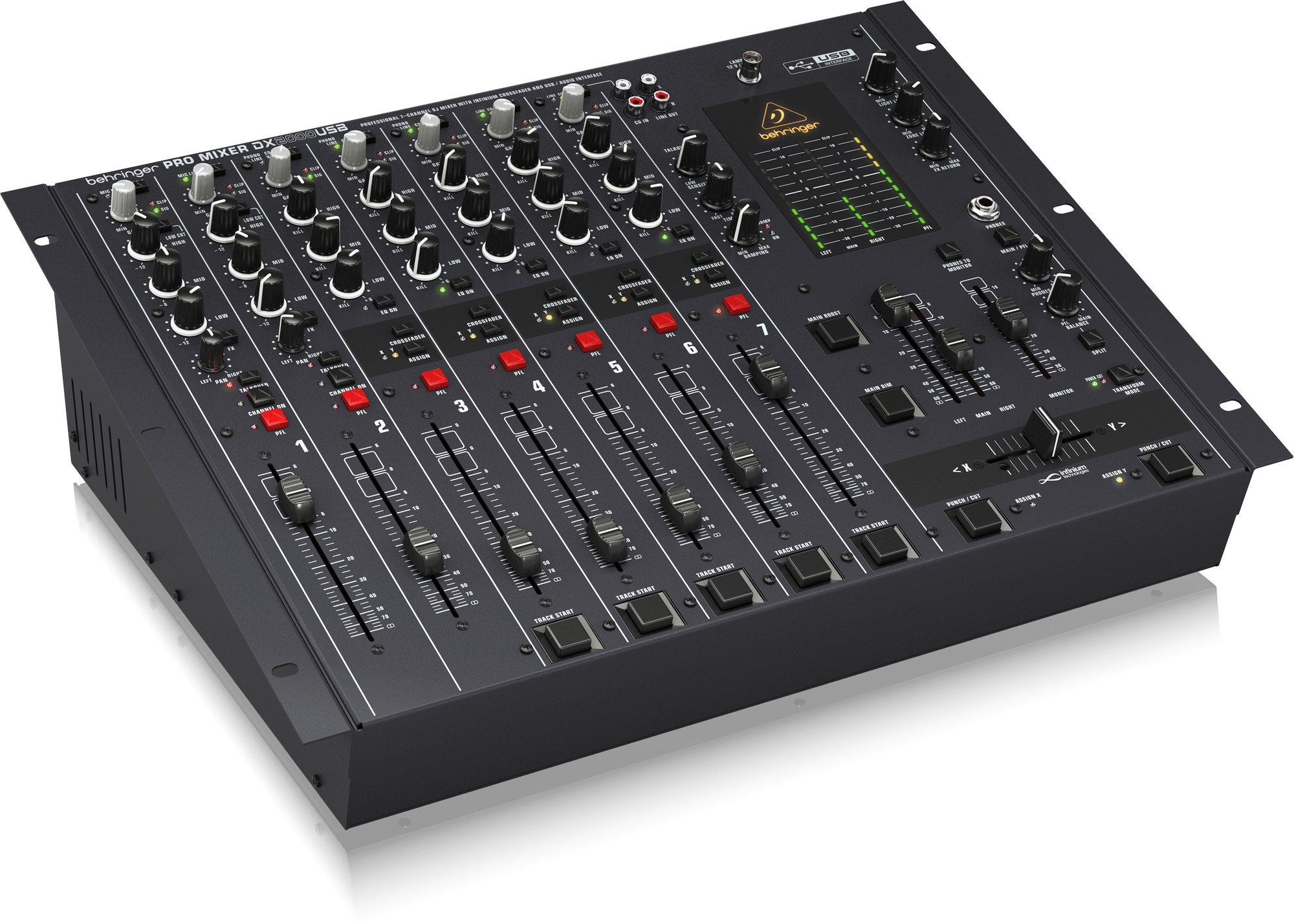 Behringer Pro Mixer DX2000USB 7-channel DJ Mixer | BEHRINGER , Zoso Music