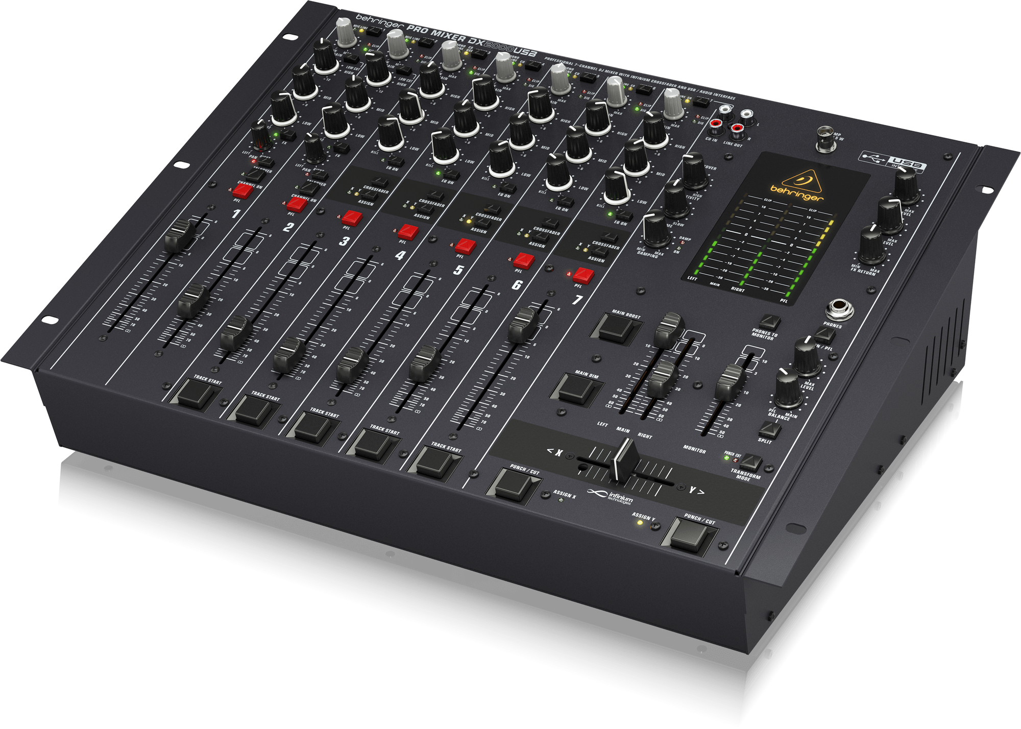 Behringer Pro Mixer DX2000USB 7-channel DJ Mixer | BEHRINGER , Zoso Music