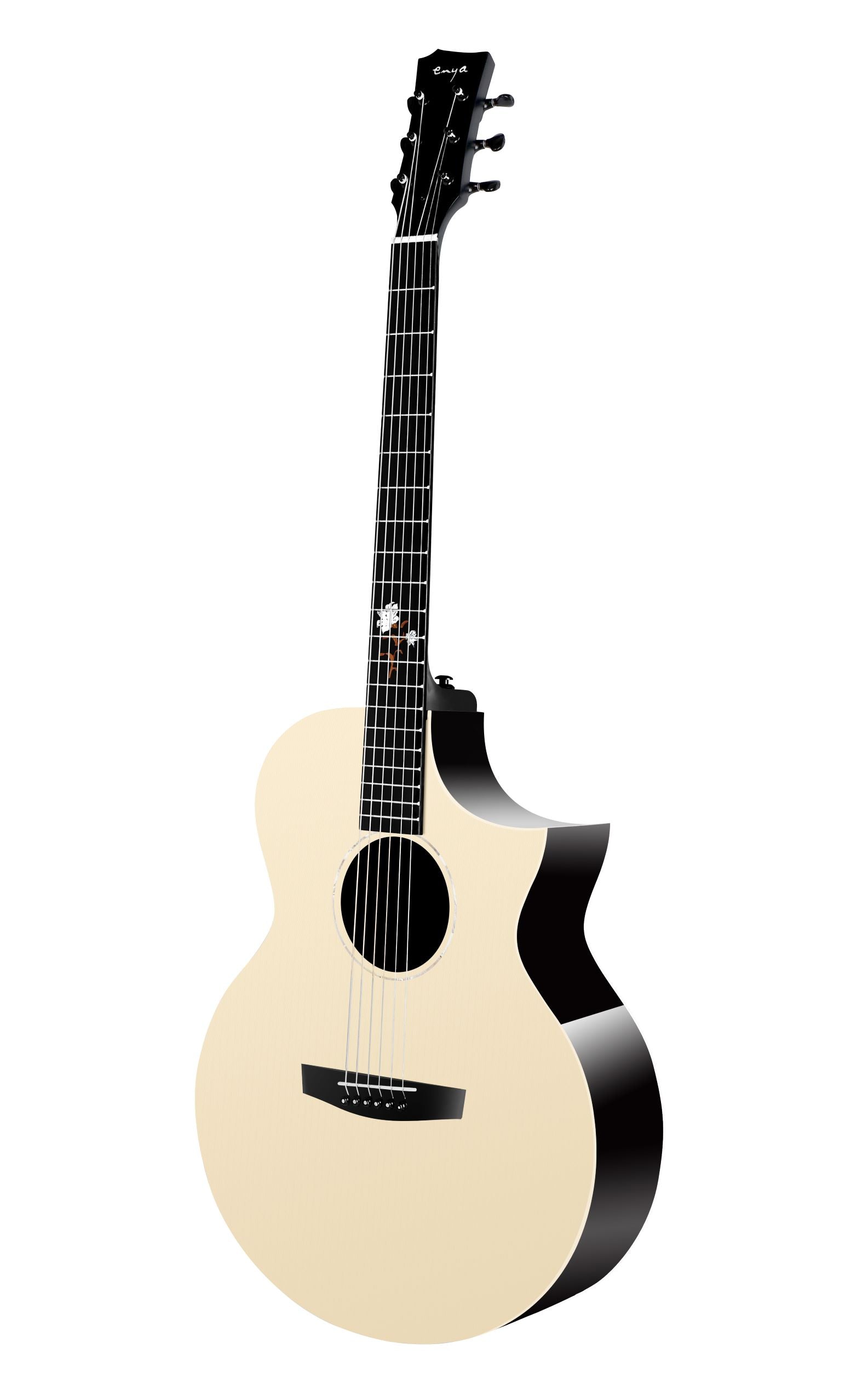Enya EA-X2C PROe 41" Acoustic Guitar & Transacoustic-S3 Pickup With Bag And Accessories | ENYA , Zoso Music