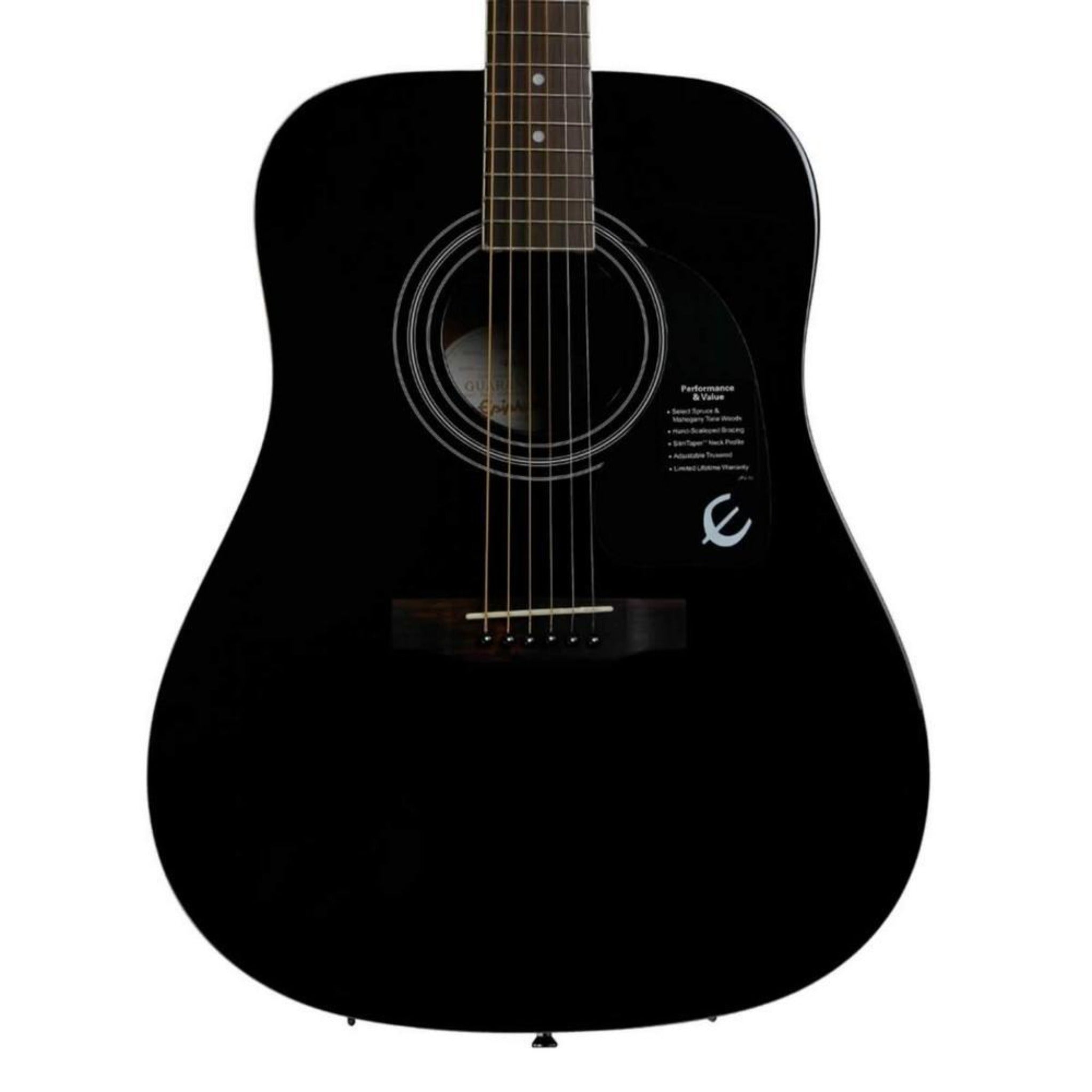 Epiphone EA10EBCH1 Songmaker DR-100 - Ebony - ZOSO MUSIC SDN BHD