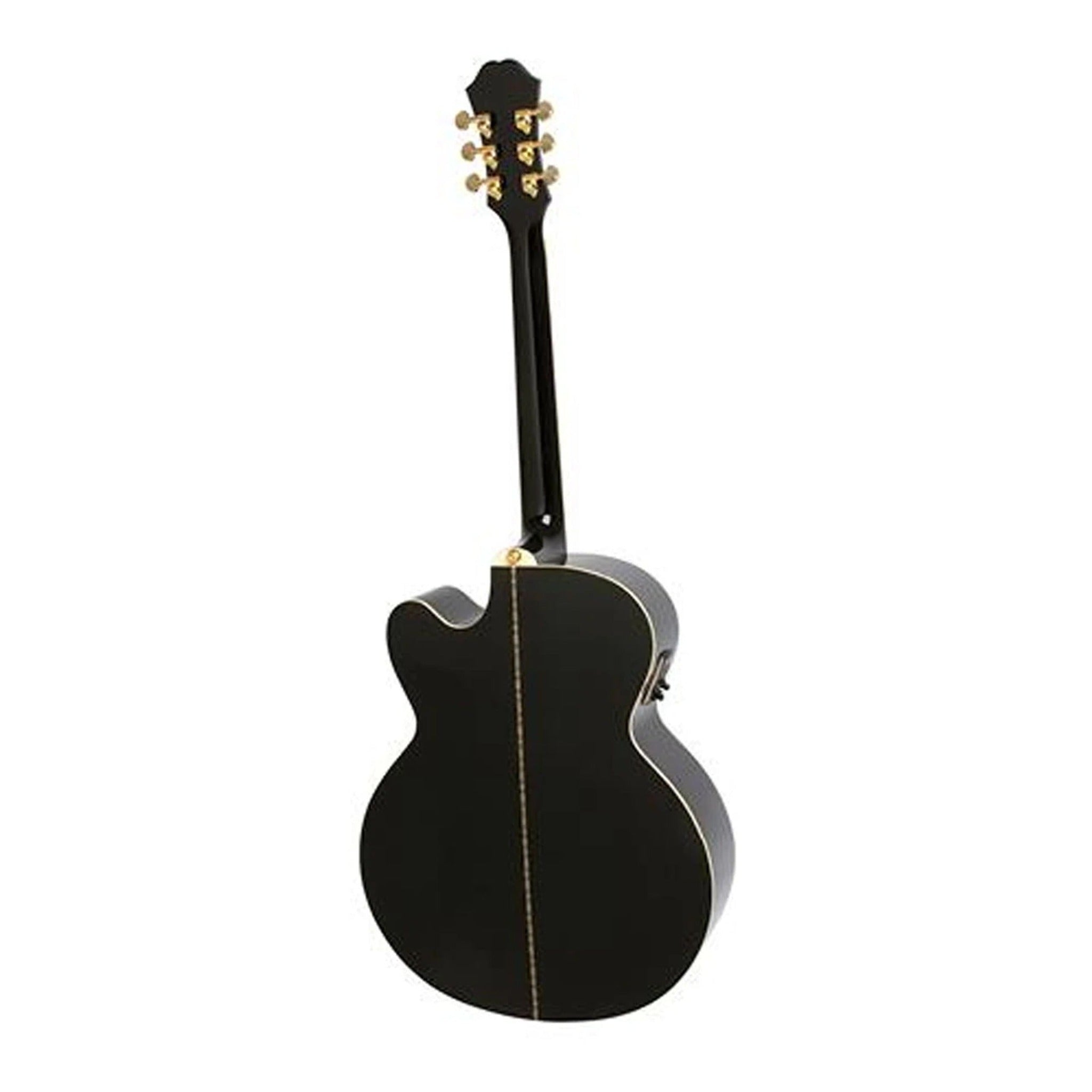Epiphone EEJ2BKGH1 J-200 EC Studio Acoustic Electric Guitar Black