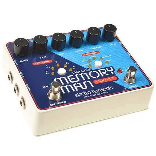 Electro-Harmonix Deluxe Memory Man 1100-TT Guitar Effects Pedal | ELECTRO-HARMONIX , Zoso Music
