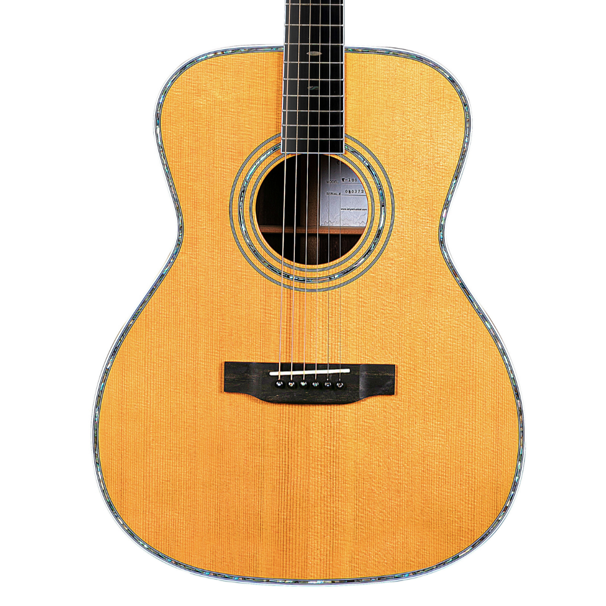ENYA T10S-OMe 41" Tribute Series Sitka Spruce Solid Top Acoustic Guitar EQ With Hardcase | ENYA , Zoso Music