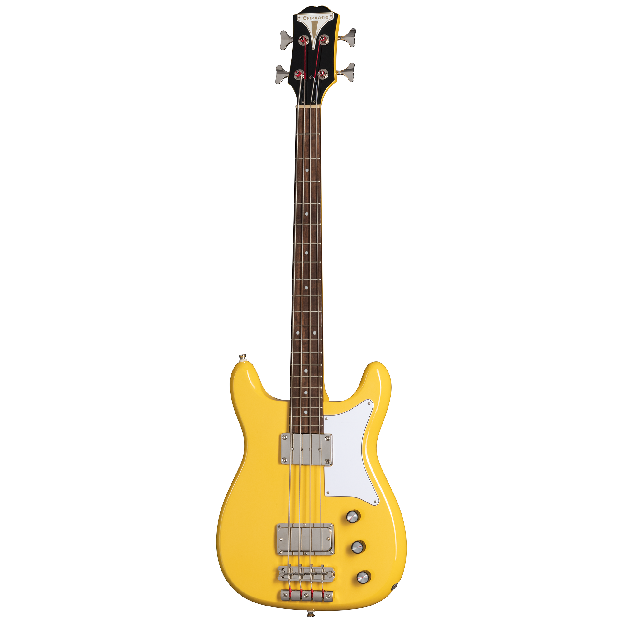 Epiphone EONB4SYNH1 Newport Electric Bass Guitar - Sunset Yellow