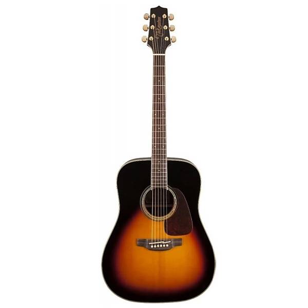 TAKAMINE GD71 BROWN SUNBURST DREADNOUGHT SOLID SPRUCE TOP ACOUSTIC GUITAR