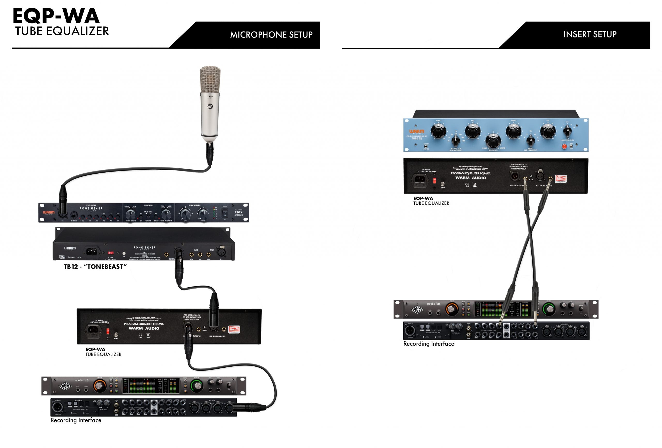 WARM AUDIO EQP-WA TUBE EQUALIZER |  WARM AUDIO |  AUDIO PROCESSOR |  Zoso Music