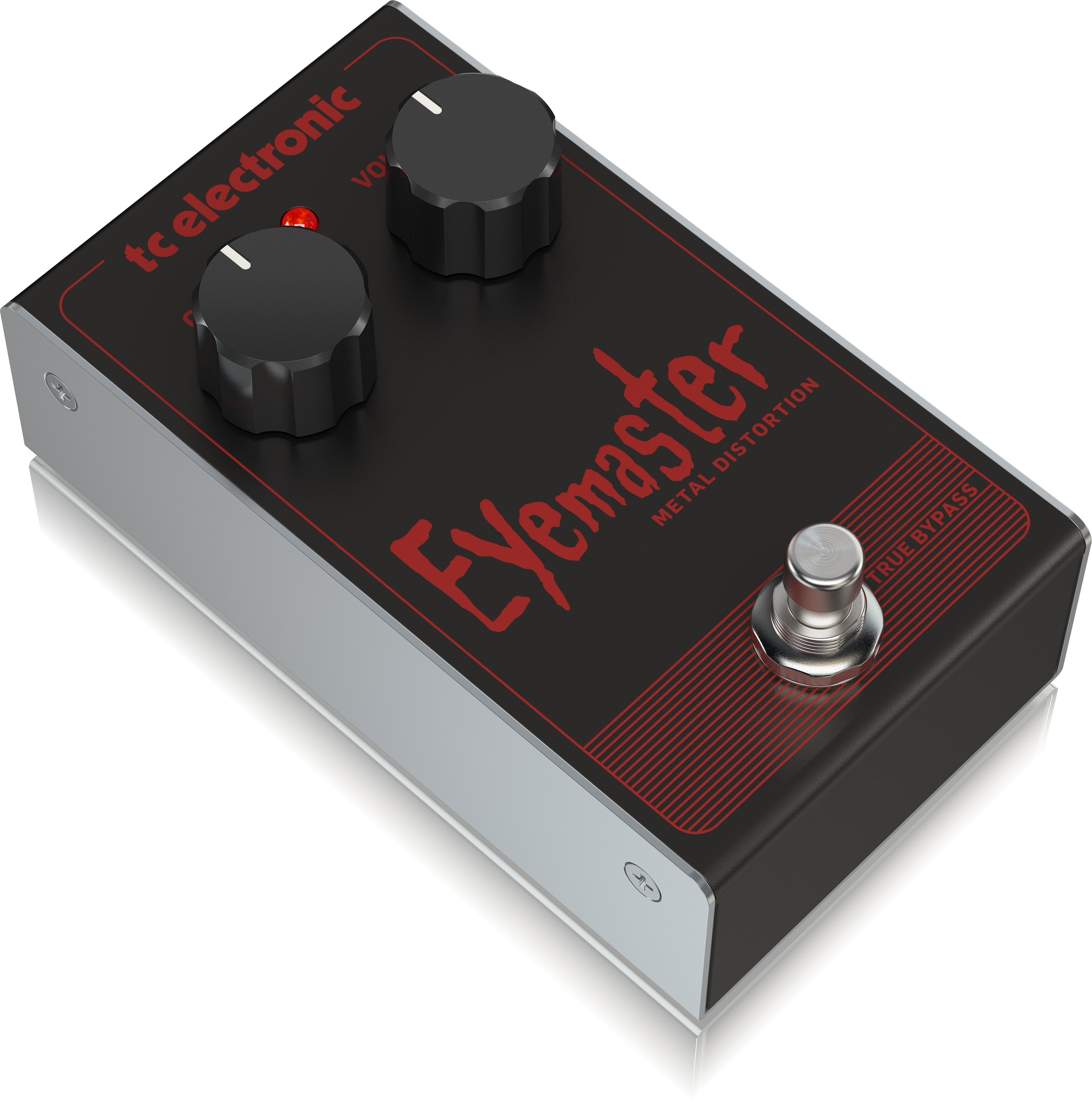 TC Electronic Eyemaster Metal Distortion Pedal Skull-Pounding Metal Distortion Pedal with 2-Knob Interface for Insane Gain, TC ELECTRONIC, EFFECTS, tc-electronic-effects-tc-eyemaster-metal-distortion, ZOSO MUSIC SDN BHD