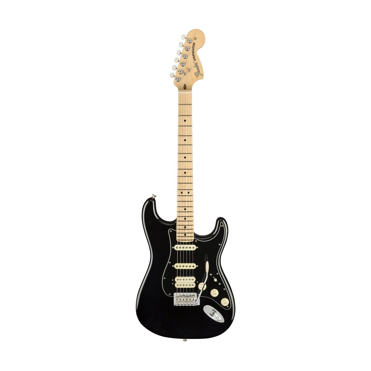Fender American Performer HSS Stratocaster Electric Guitar, Maple FB, Black, FENDER, ELECTRIC GUITAR, fender-electric-guitar-f03-011-4922-306, ZOSO MUSIC SDN BHD
