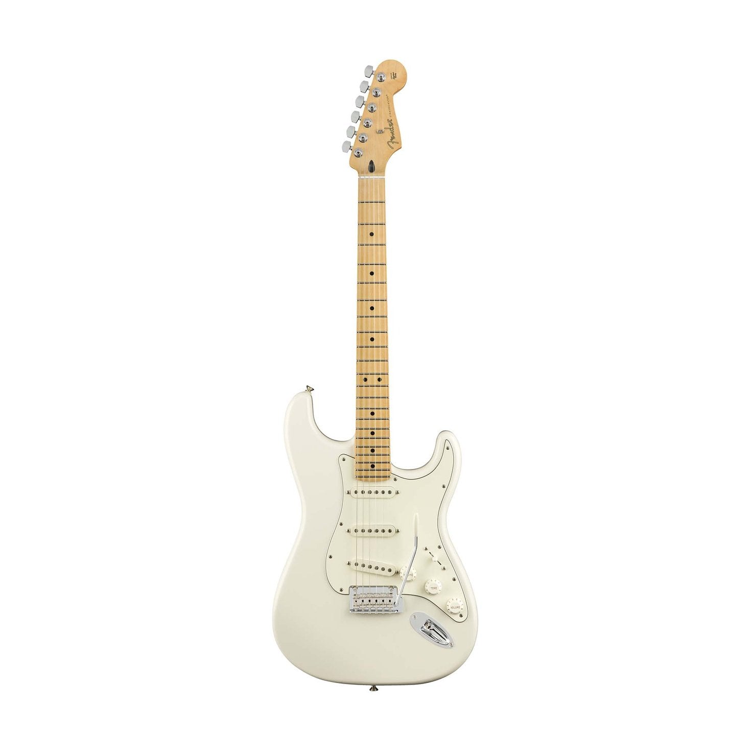 Fender Player Stratocaster Electric Guitar, Maple FB, Polar White, FENDER, ELECTRIC GUITAR, fender-eletric-guitar-f03-014-4502-515, ZOSO MUSIC SDN BHD