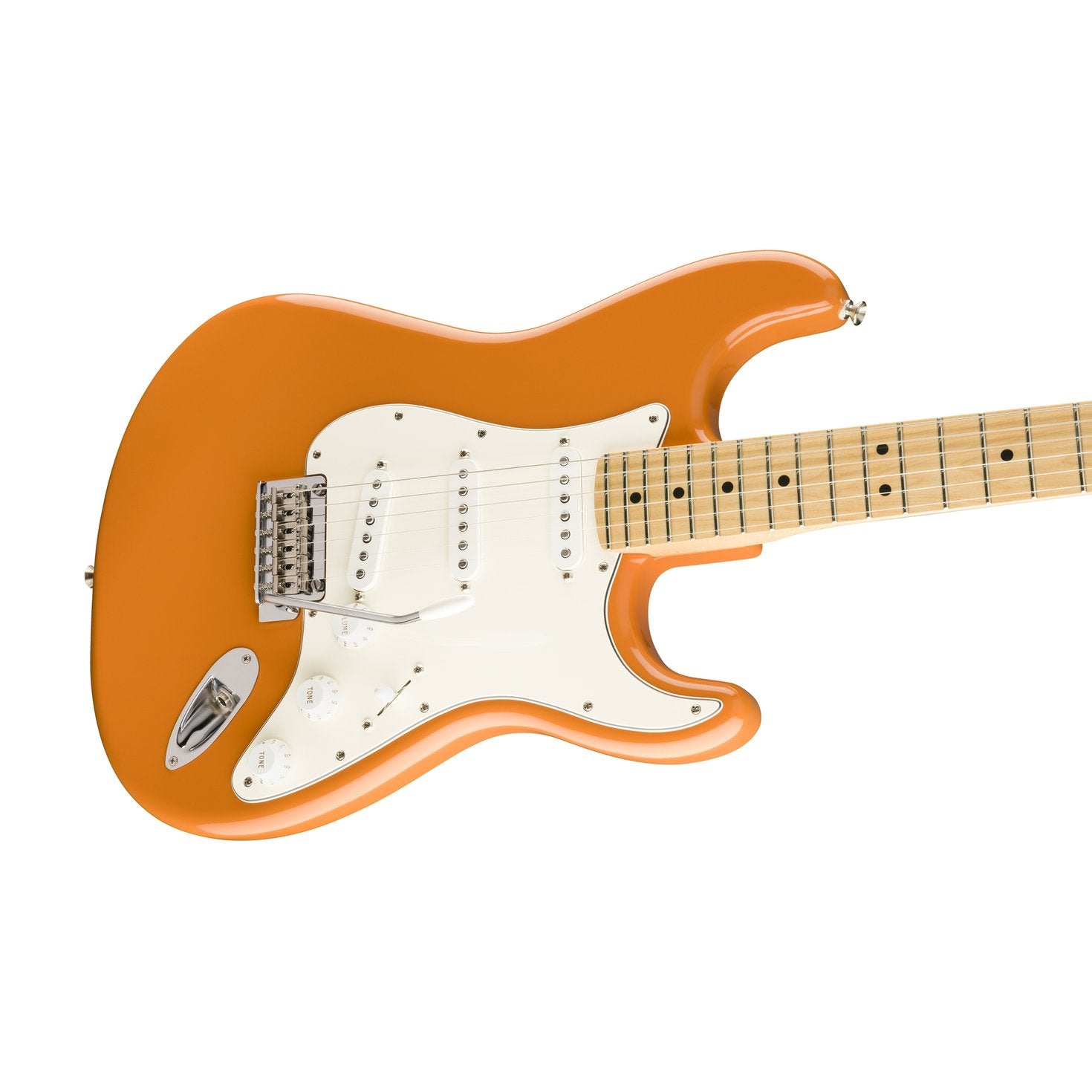 Fender Player Stratocaster Electric Guitar, Maple FB, Capri Orange, FENDER, ELECTRIC GUITAR, fender-eletric-guitar-f03-014-4502-582, ZOSO MUSIC SDN BHD