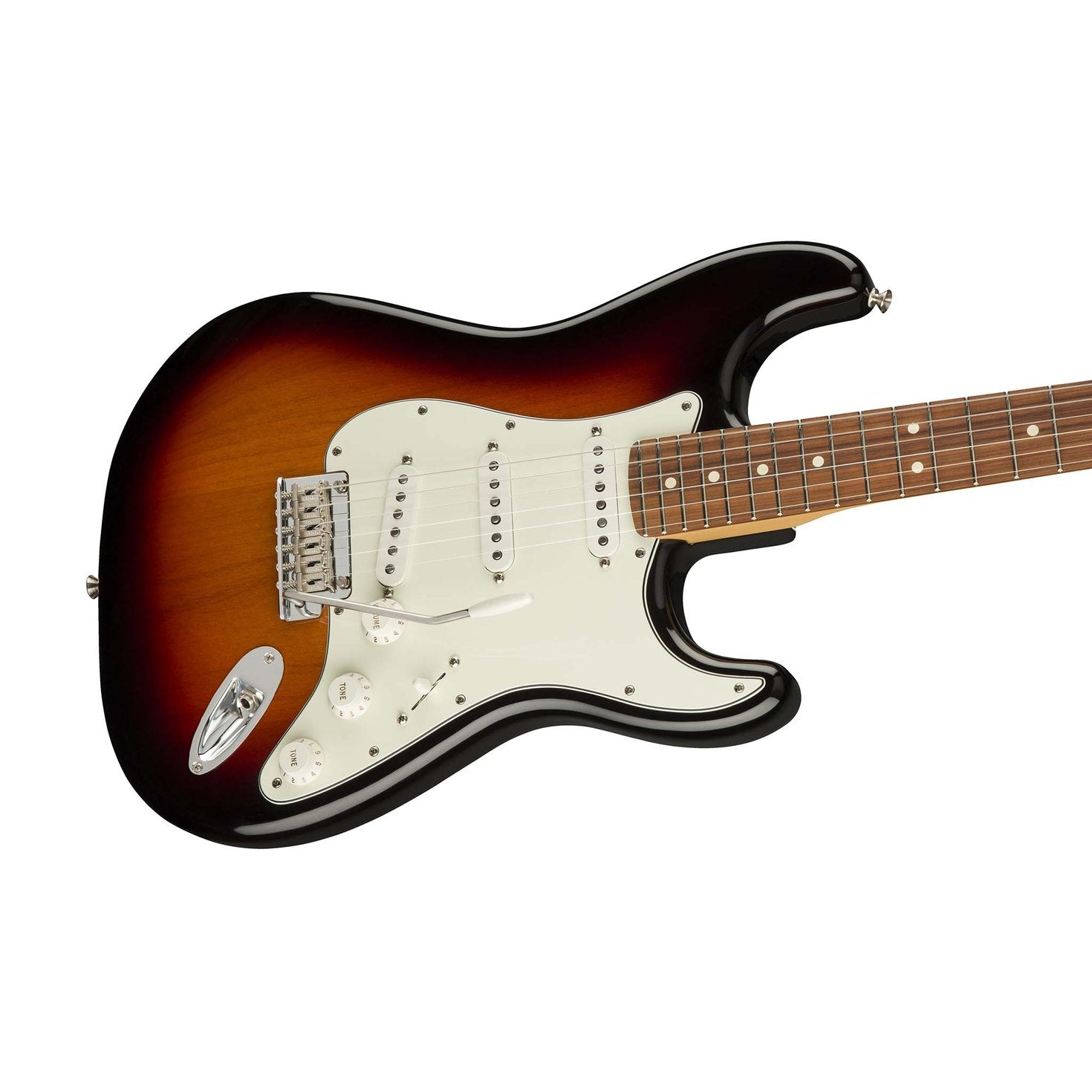 Fender Player Stratocaster Electric Guitar, Pau Ferro FB, 3-Tone Sunburst, FENDER, ELECTRIC GUITAR, fender-eletric-guitar-f03-014-4503-500, ZOSO MUSIC SDN BHD