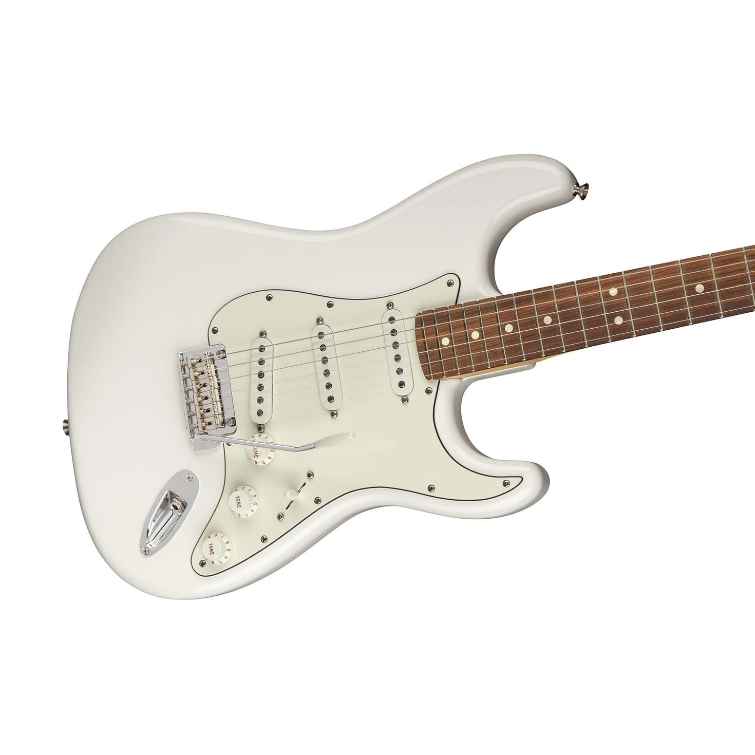 Fender Player Stratocaster Electric Guitar, Pau Ferro FB, Polar White, FENDER, ELECTRIC GUITAR, fender-eletric-guitar-f03-014-4503-515, ZOSO MUSIC SDN BHD