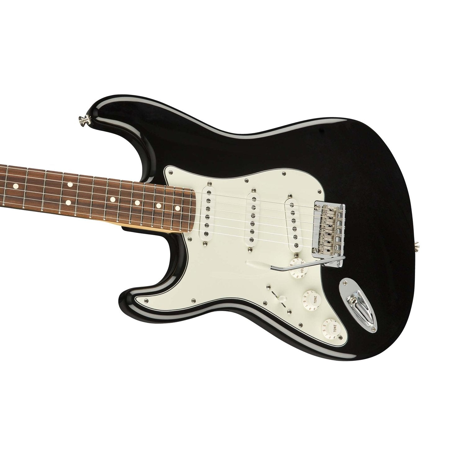 Fender Player Stratocaster Left-Handed Electric Guitar, Pau Ferro FB, Black, FENDER, ELECTRIC GUITAR, fender-eletric-guitar-f03-014-4513-506, ZOSO MUSIC SDN BHD