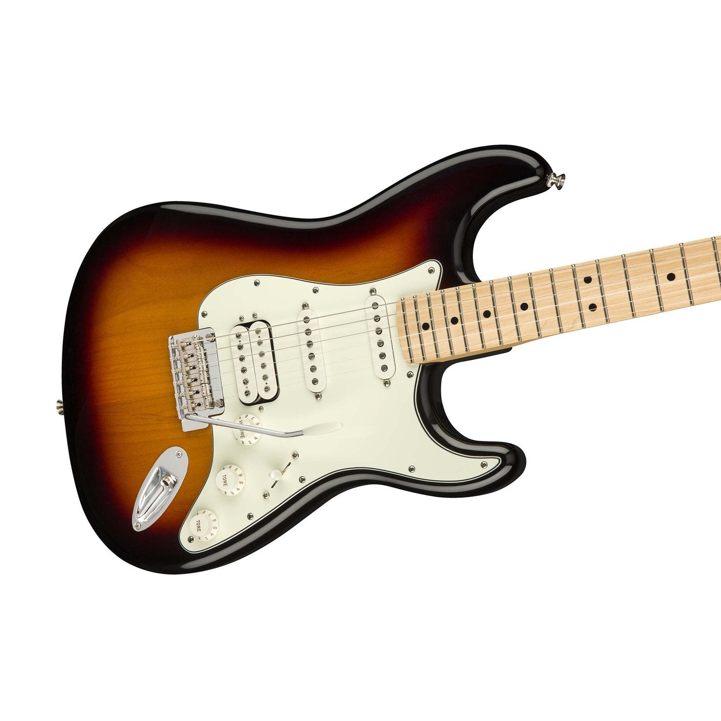 Fender Player Stratocaster Electric Guitar HSS Maple FB, 3-Tone Sunburst, FENDER, ELECTRIC GUITAR, fender-eletric-guitar-f03-014-4522-500, ZOSO MUSIC SDN BHD