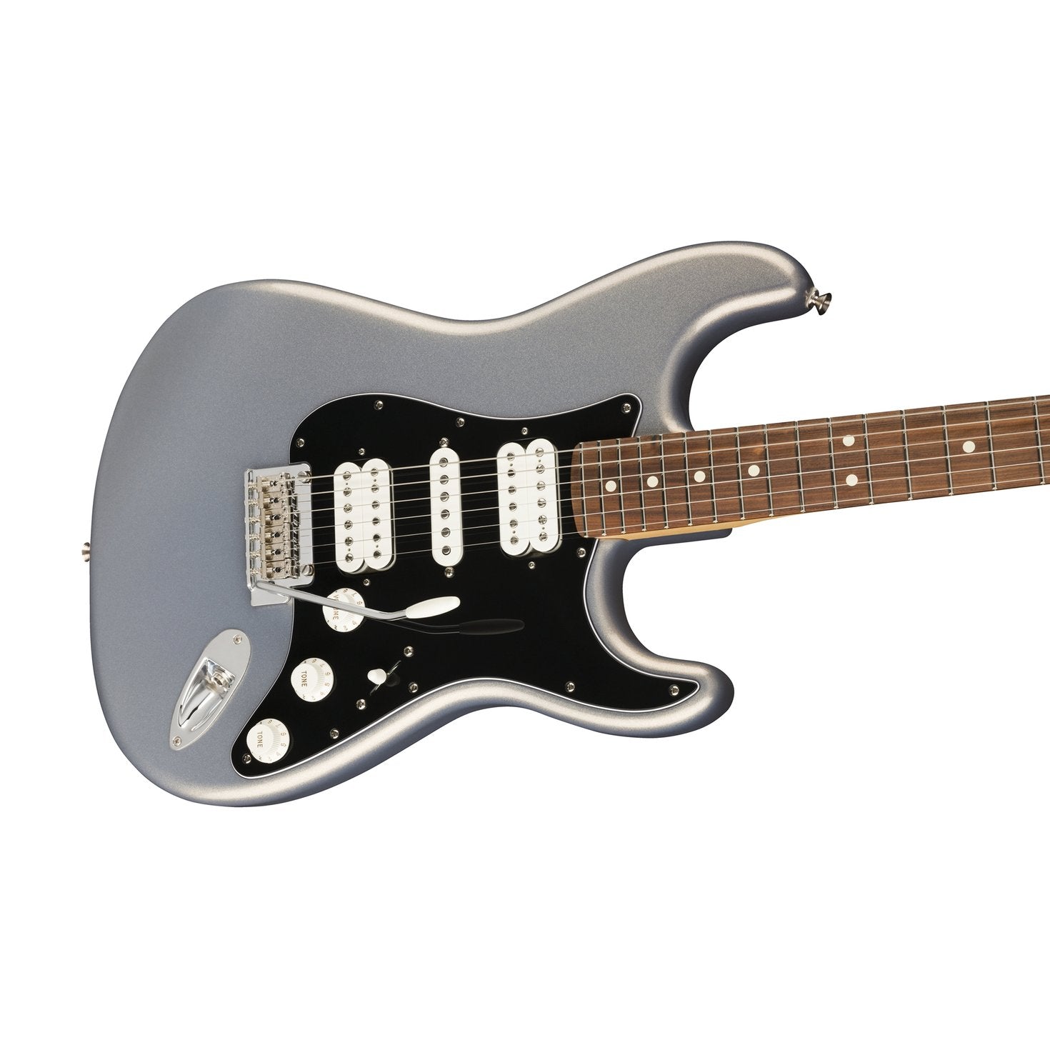 Fender Player HSH Stratocaster Electric Guitar, Pau Ferro FB, Silver, FENDER, ELECTRIC GUITAR, fender-eletric-guitar-f03-014-4533-581, ZOSO MUSIC SDN BHD