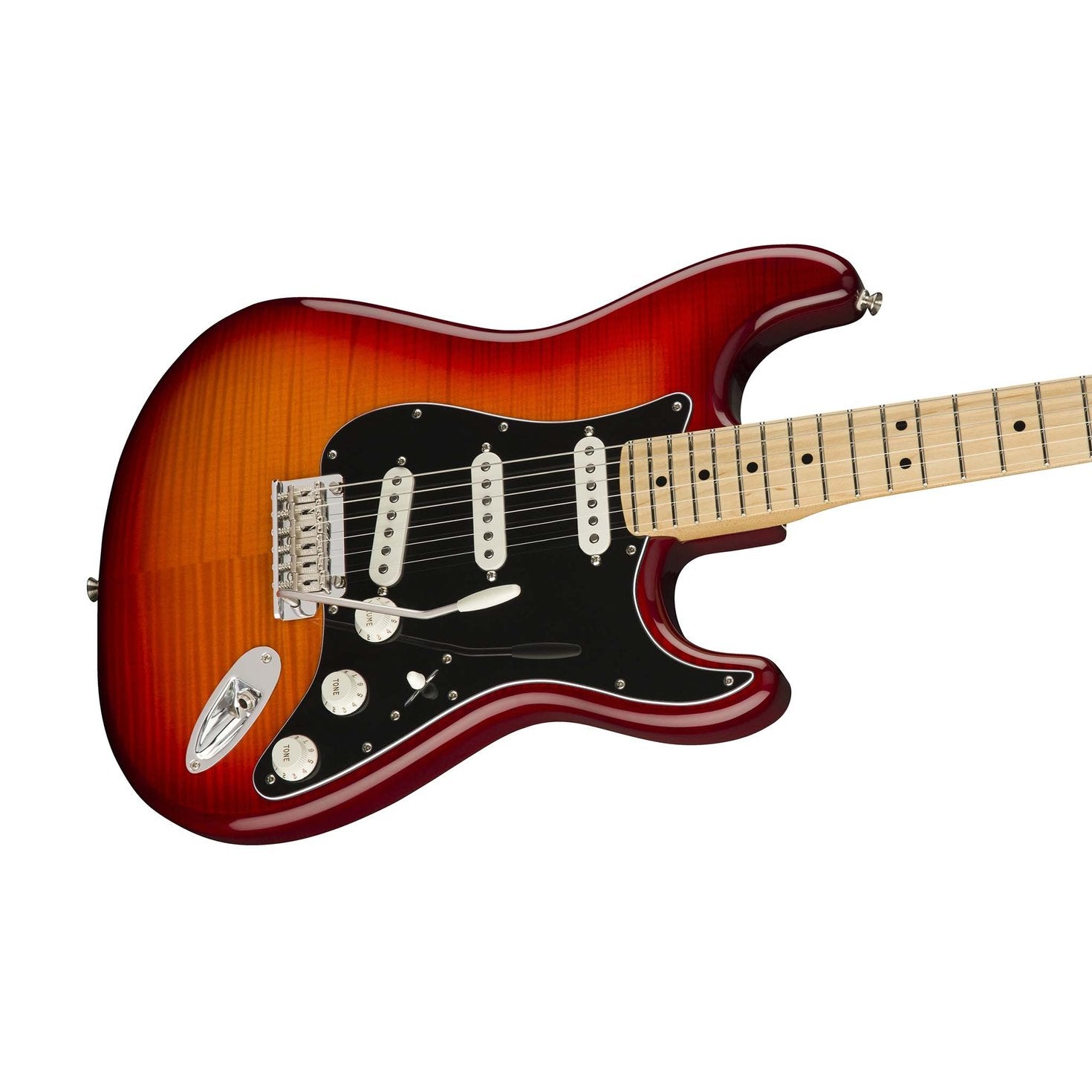 Fender Player Plus Top Stratocaster Electric Guitar, Maple FB, Aged Cherry Burst, FENDER, ELECTRIC GUITAR, fender-eletric-guitar-f03-014-4552-531, ZOSO MUSIC SDN BHD