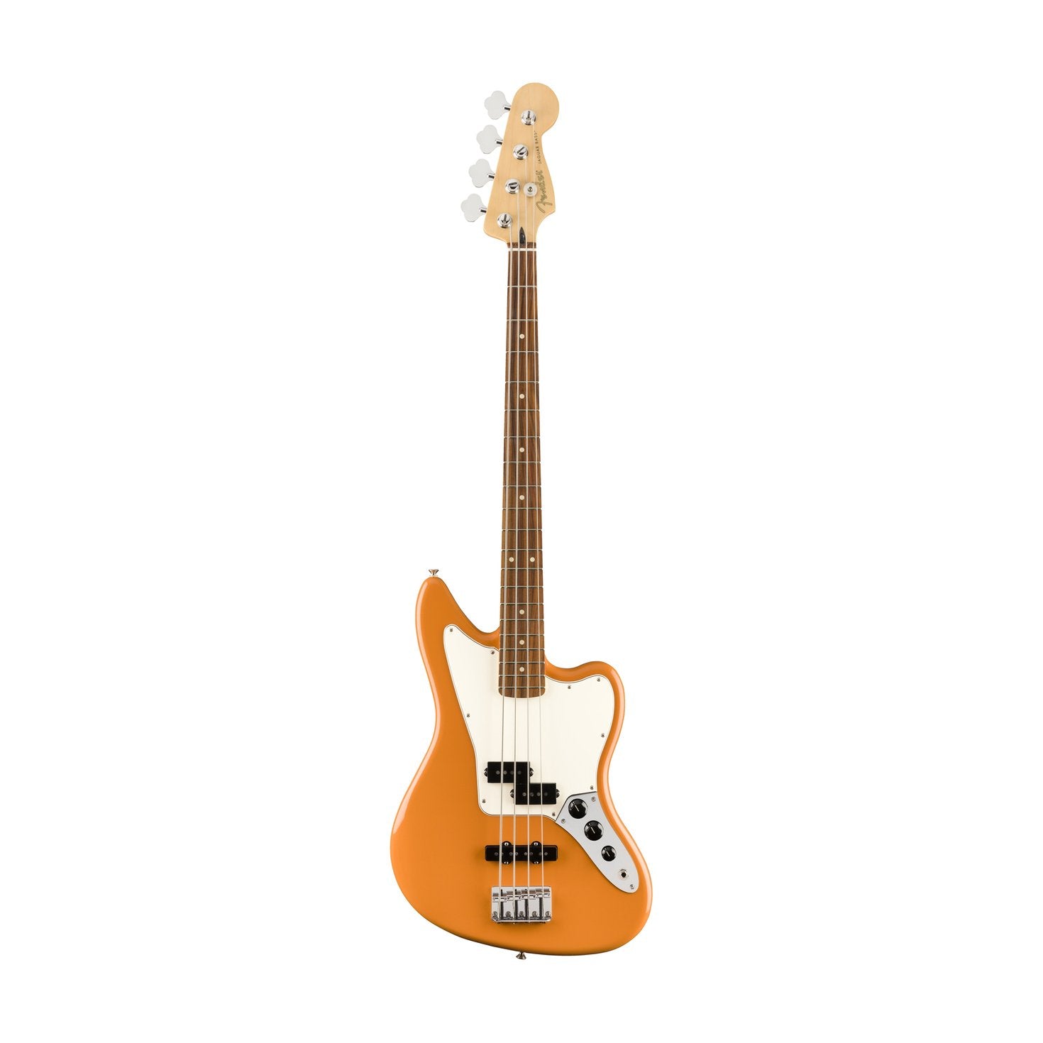 Fender Player Jaguar Bass Guitar, Pau Ferro FB, Capri Orange, FENDER, BASS GUITAR, fender-bass-guitar-f03-014-9303-582, ZOSO MUSIC SDN BHD