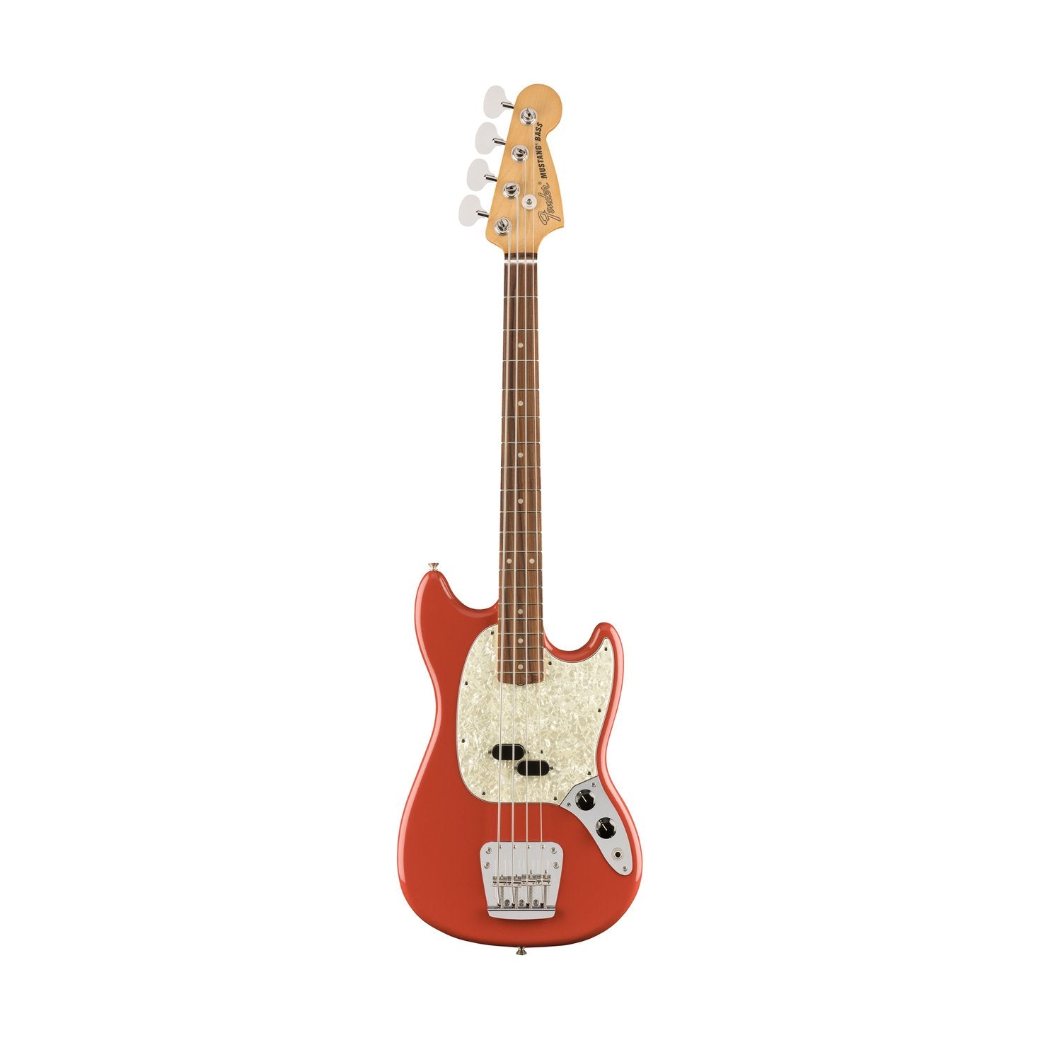 Fender Vintera 60s Mustang Bass Guitar, Pau Ferro FB, Fiesta Red, FENDER, ELECTRIC GUITAR, fender-eletric-guitar-f03-014-9653-340, ZOSO MUSIC SDN BHD