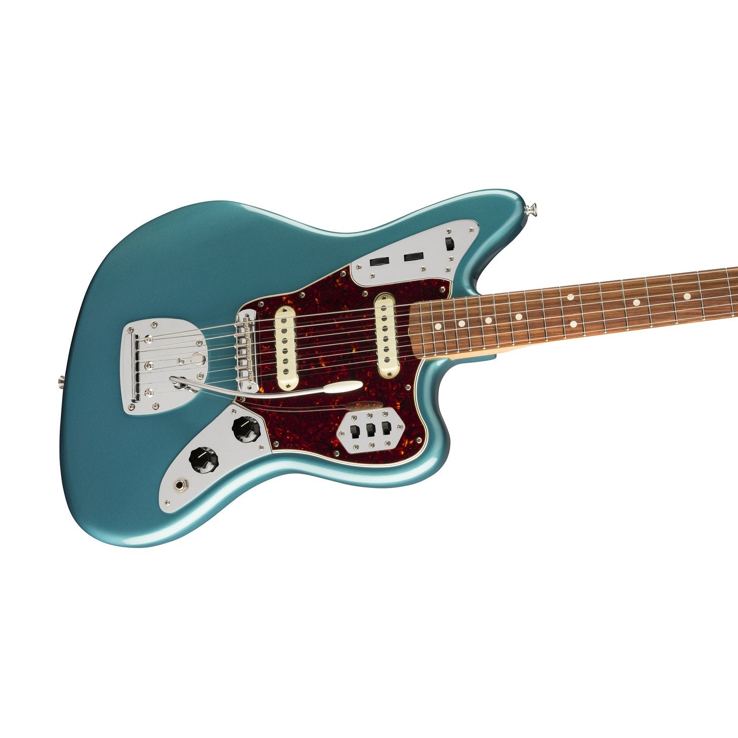 Fender Vintera 60s Jaguar Electric Guitar, Pau Ferro FB, Ocean Turquoise, FENDER, ELECTRIC GUITAR, fender-eletric-guitar-f03-014-9773-308, ZOSO MUSIC SDN BHD