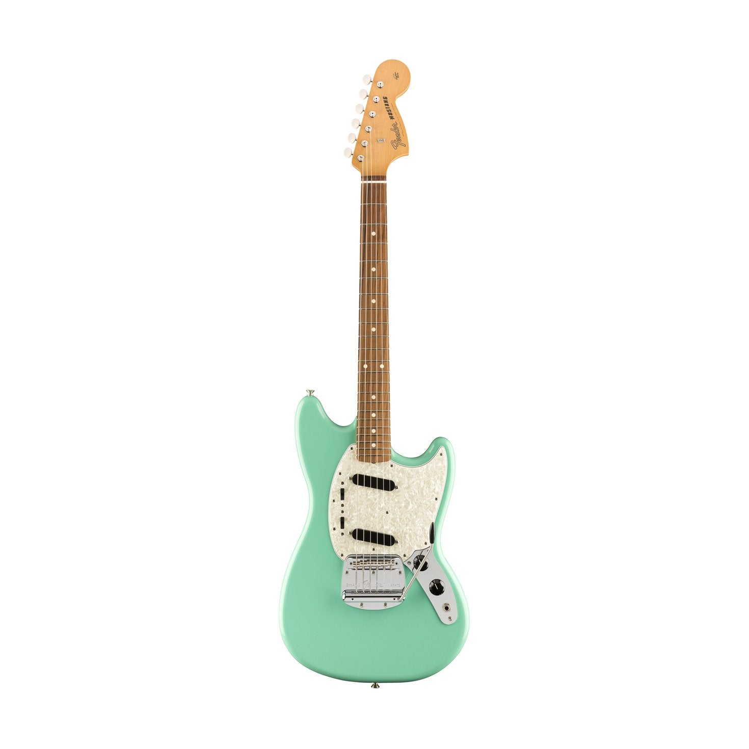 Fender Vintera 60s Mustang Electric Guitar, Pau Ferro FB, Sea Foam Green, FENDER, ELECTRIC GUITAR, fender-eletric-guitar-f03-014-9783-373, ZOSO MUSIC SDN BHD