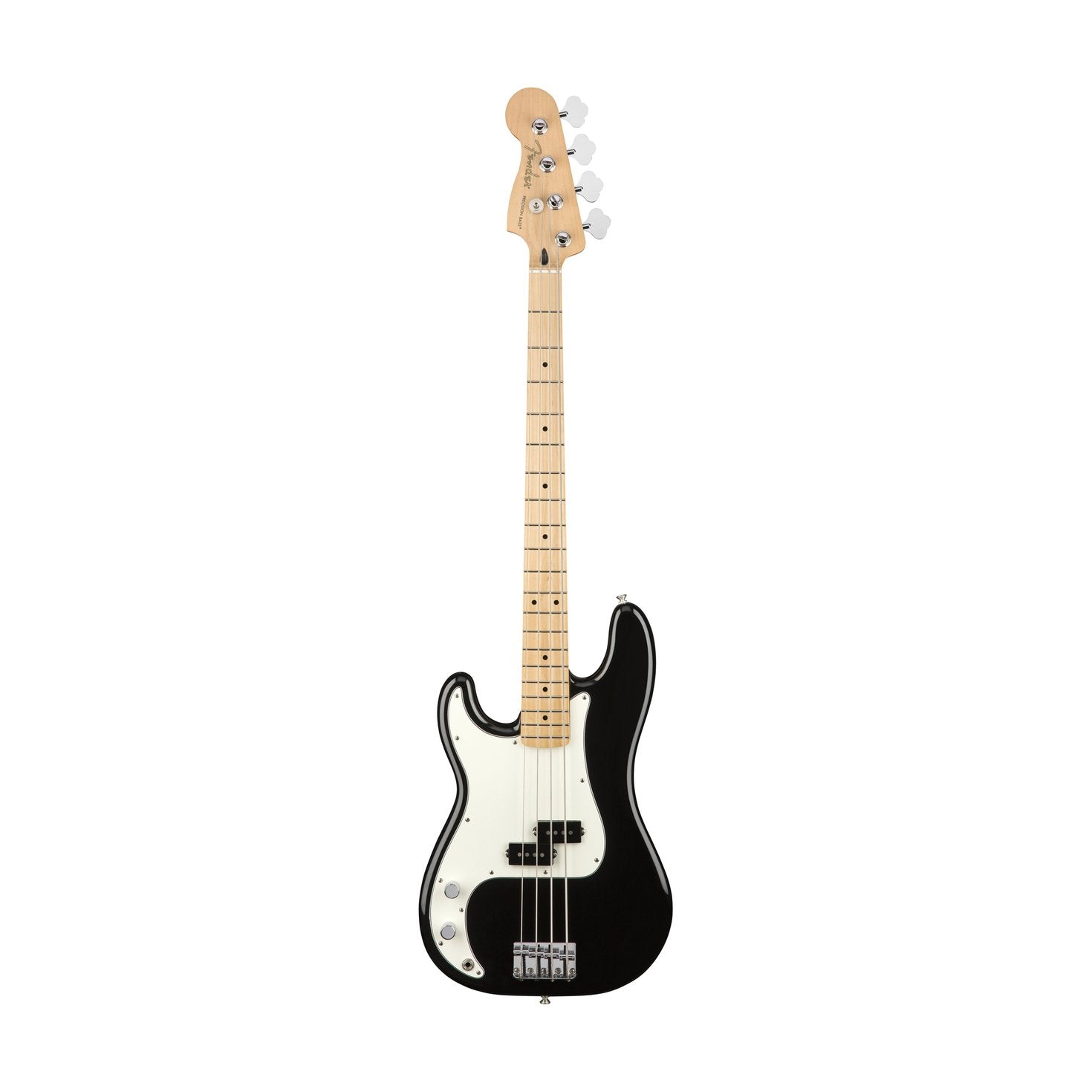 Fender Player Precision Bass Left-Handed Guitar, Maple FB, Black, FENDER, BASS GUITAR, fender-bass-guitar-f03-014-9822-506, ZOSO MUSIC SDN BHD