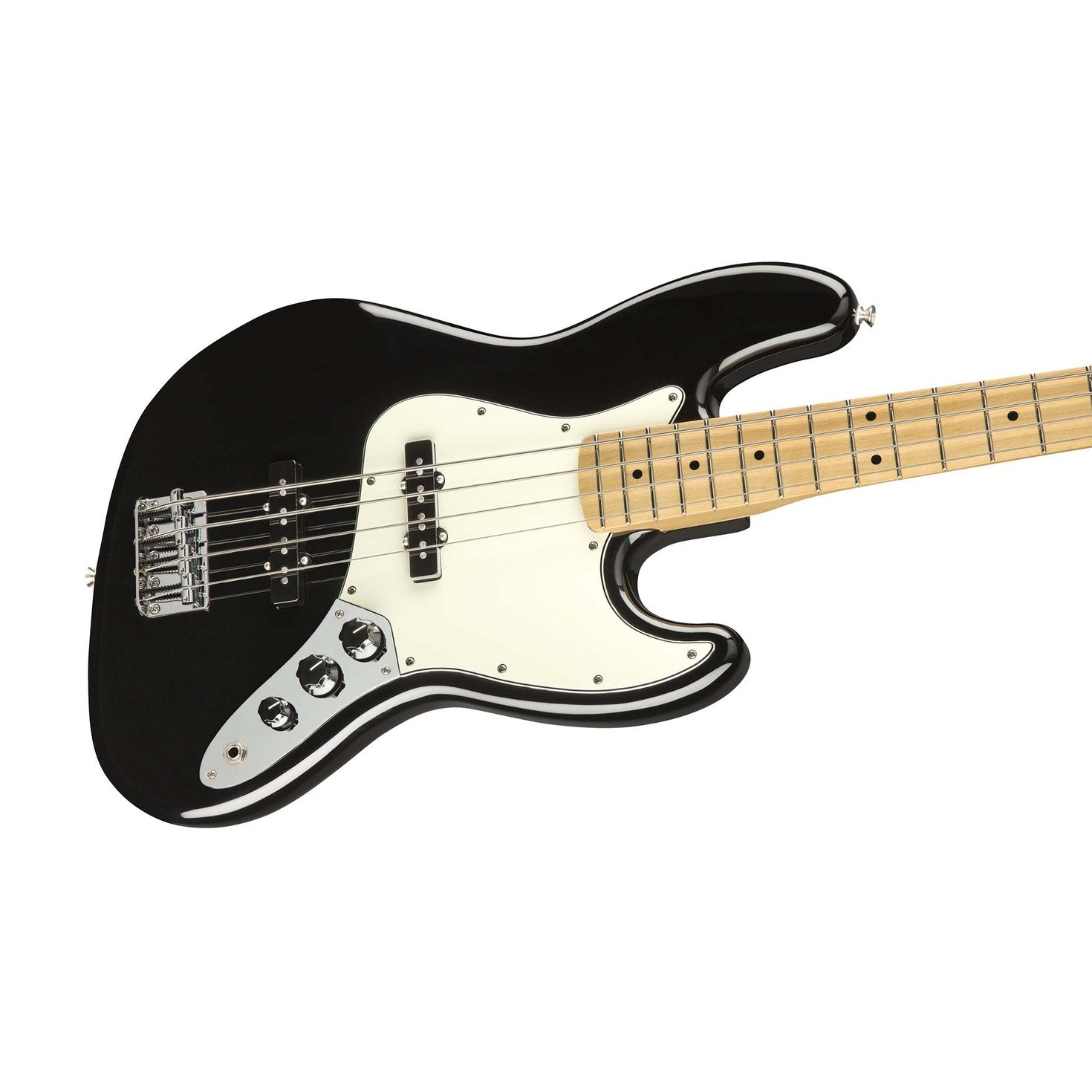 Fender Player Jazz Bass Guitar, Maple FB, Black, FENDER, BASS GUITAR, fender-bass-guitar-f03-014-9902-506, ZOSO MUSIC SDN BHD