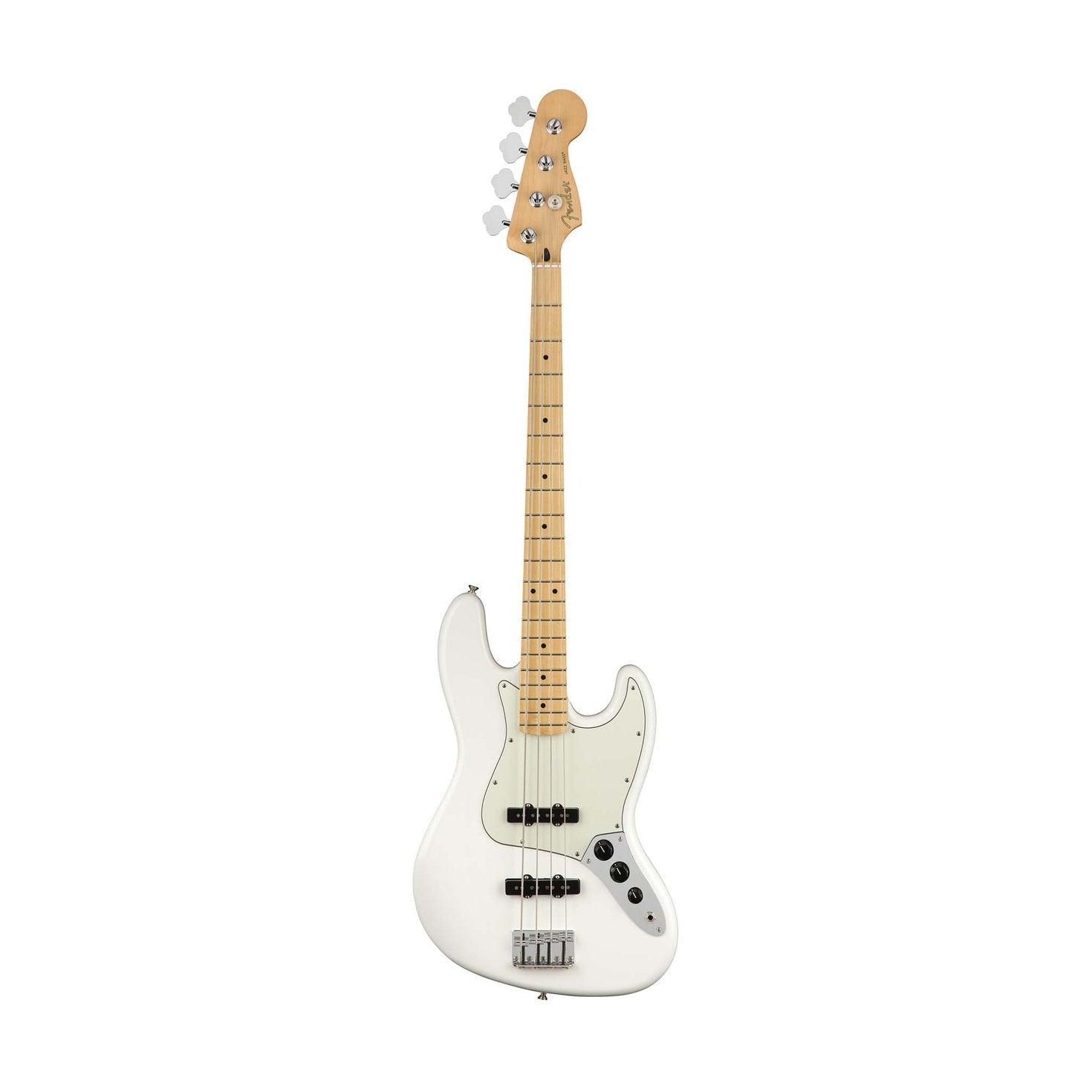 Fender Player Jazz Bass Guitar, Maple FB, Polar White, FENDER, BASS GUITAR, fender-bass-guitar-f03-014-9902-515, ZOSO MUSIC SDN BHD