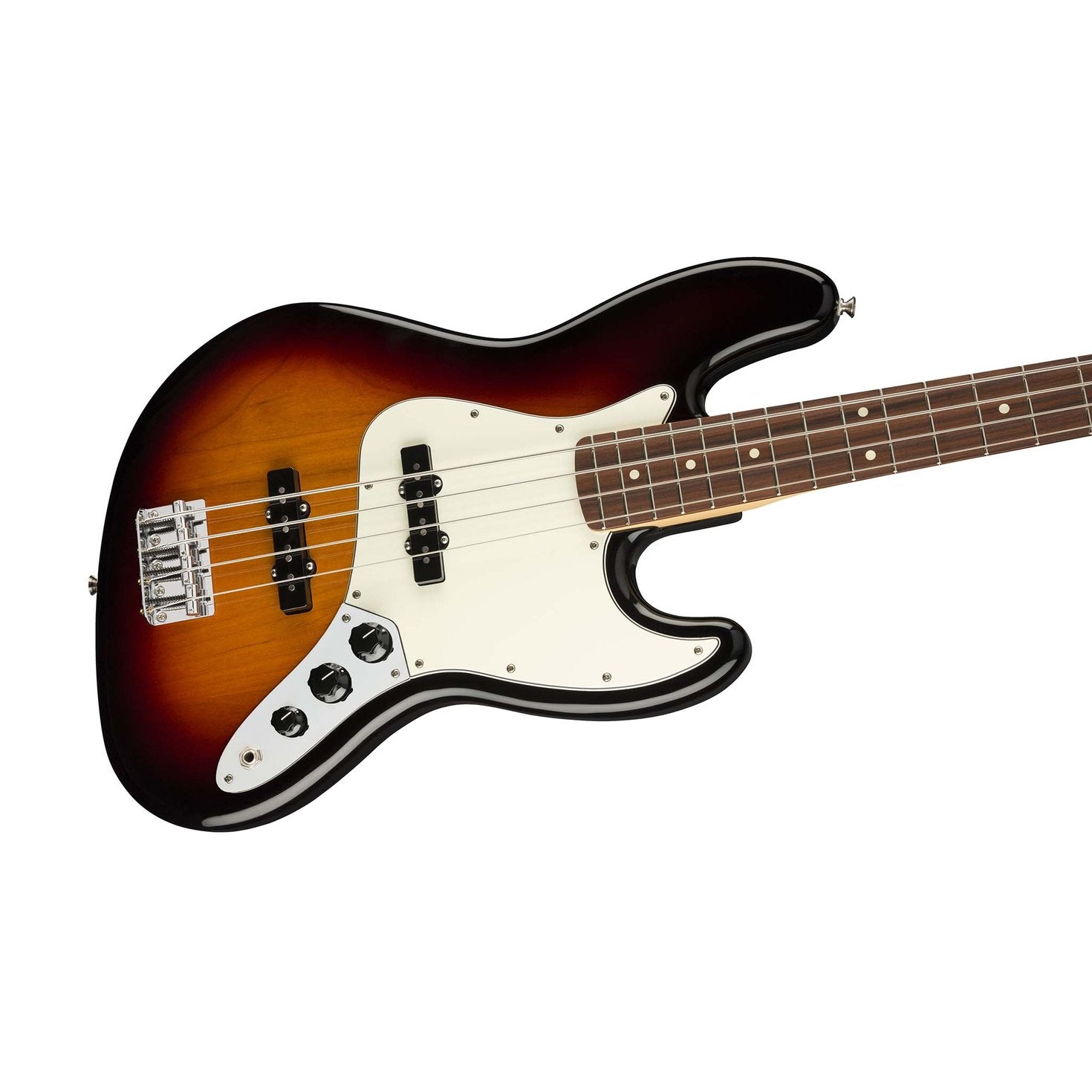Fender Player Jazz Bass Guitar, Pau Ferro FB, 3-Tone Sunburst, FENDER, BASS GUITAR, fender-bass-guitar-f03-014-9903-500, ZOSO MUSIC SDN BHD
